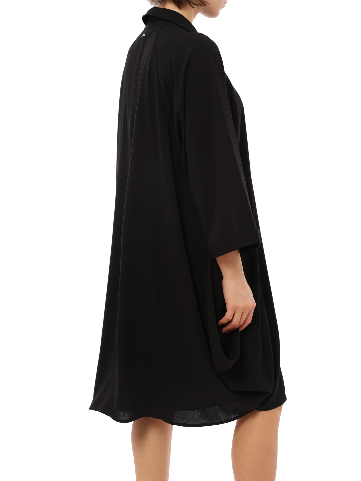 Платье Armani Exchange 3GYA10 1200 черное женское на пуговицах — купить в интернет-магазине Verdistore