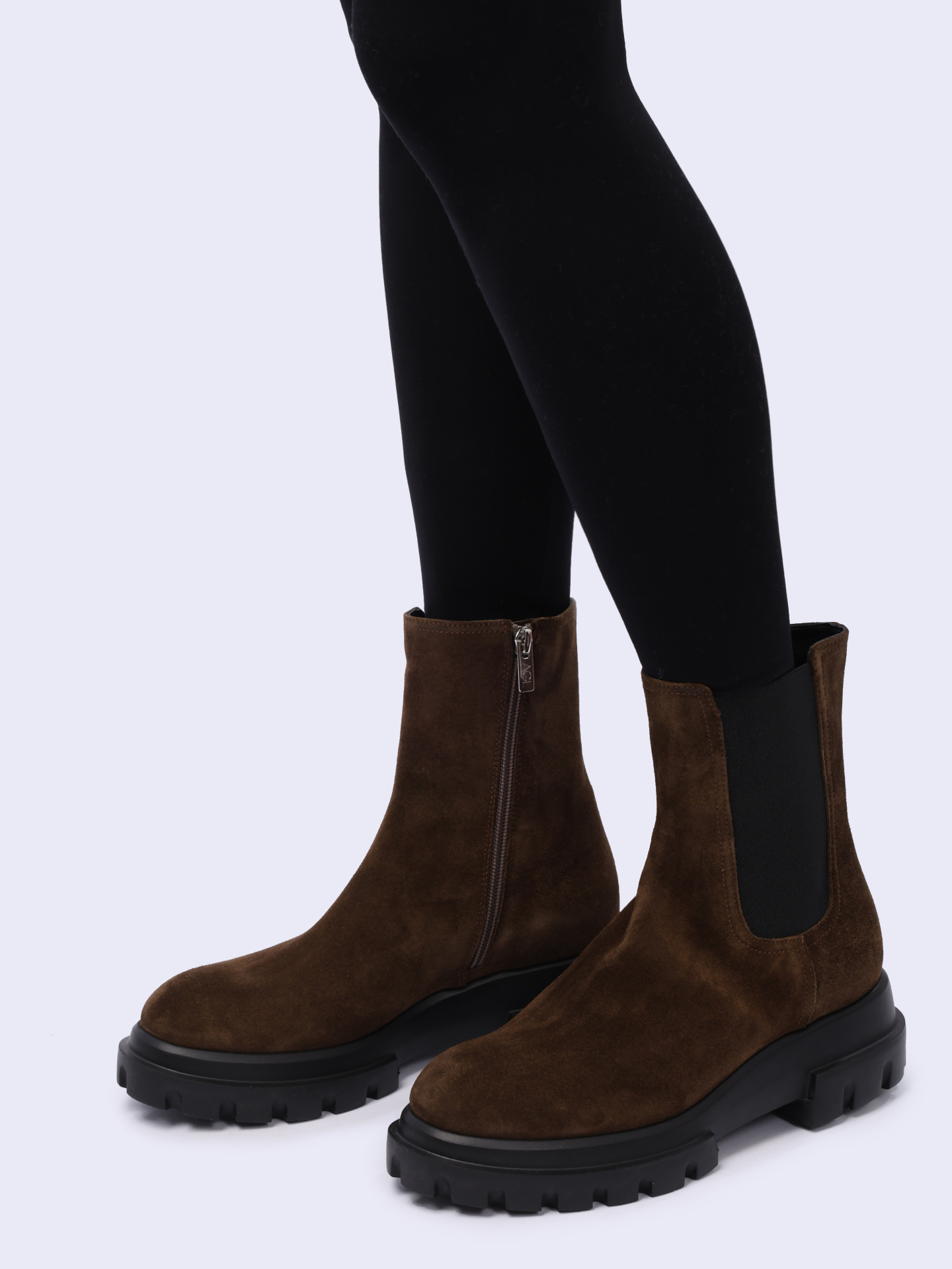 Ботинки AGL D756591PGKA082 A210 коричневые женские из замши — купить в интернет-магазине Verdistore