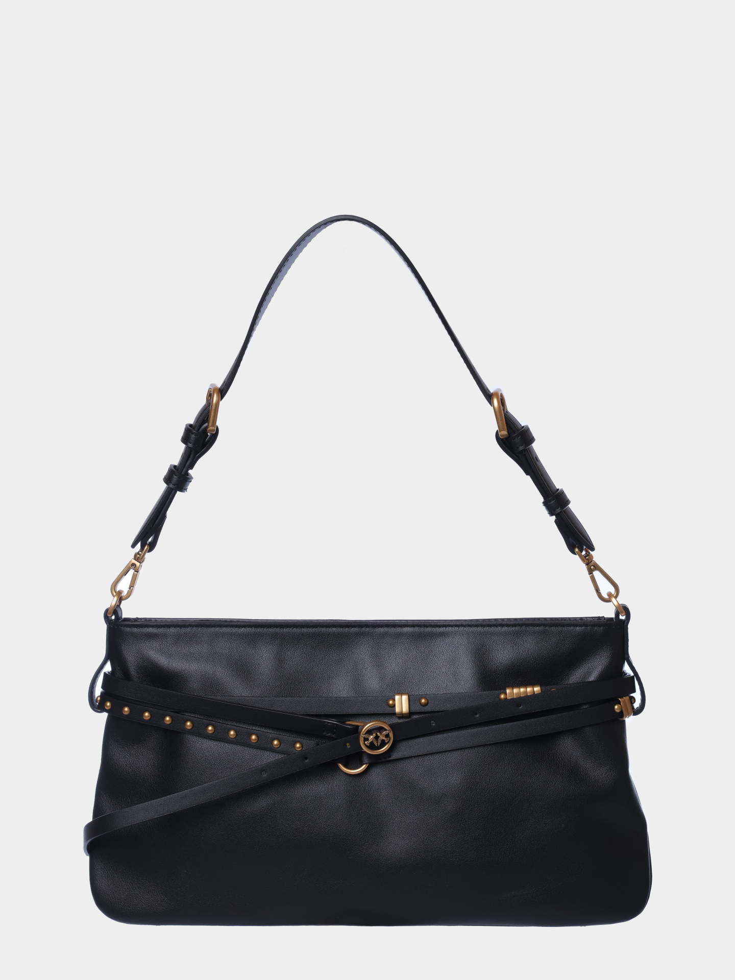 Сумка Pinko 106176 A0QO Z99Q черная женская из фактурной кожи — купить в интернет-магазине Verdistore