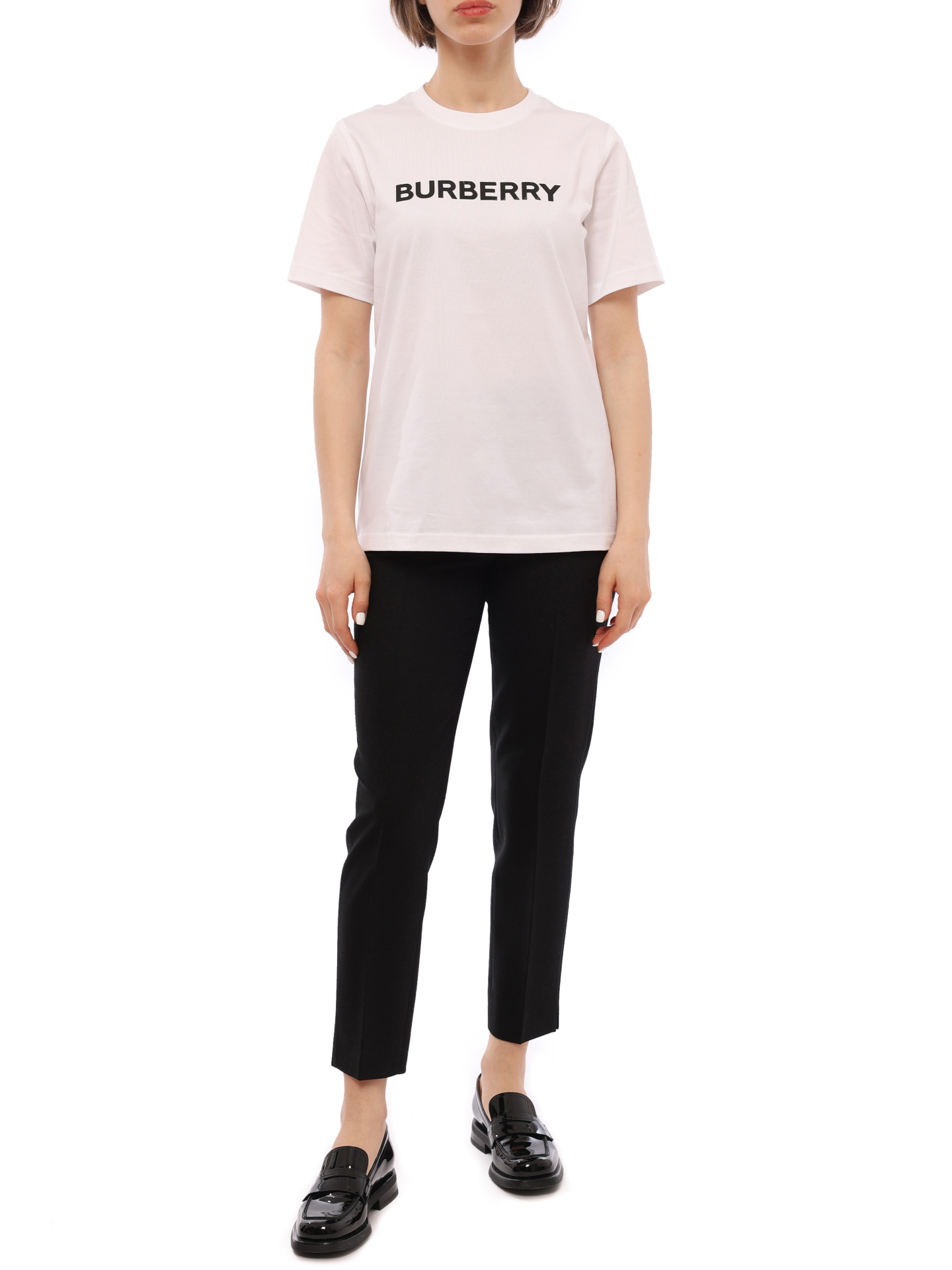 Футболка Burberry 8056724 A1464 хлопковая женская — купить в интернет-магазине Verdistore