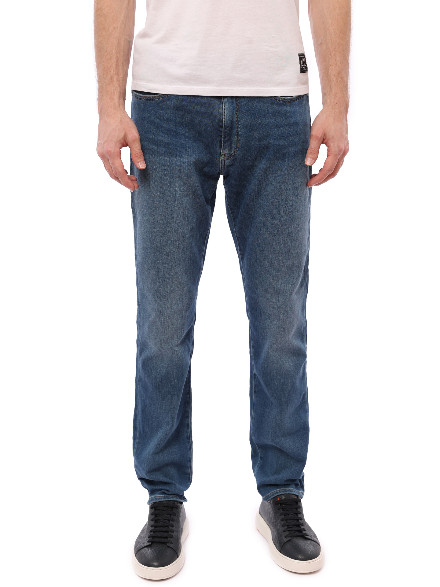 Джинсы Armani Exchange 3HZJ28 Z3QMZ 1500 синие мужские на кулиске — купить в интернет-магазине Verdistore