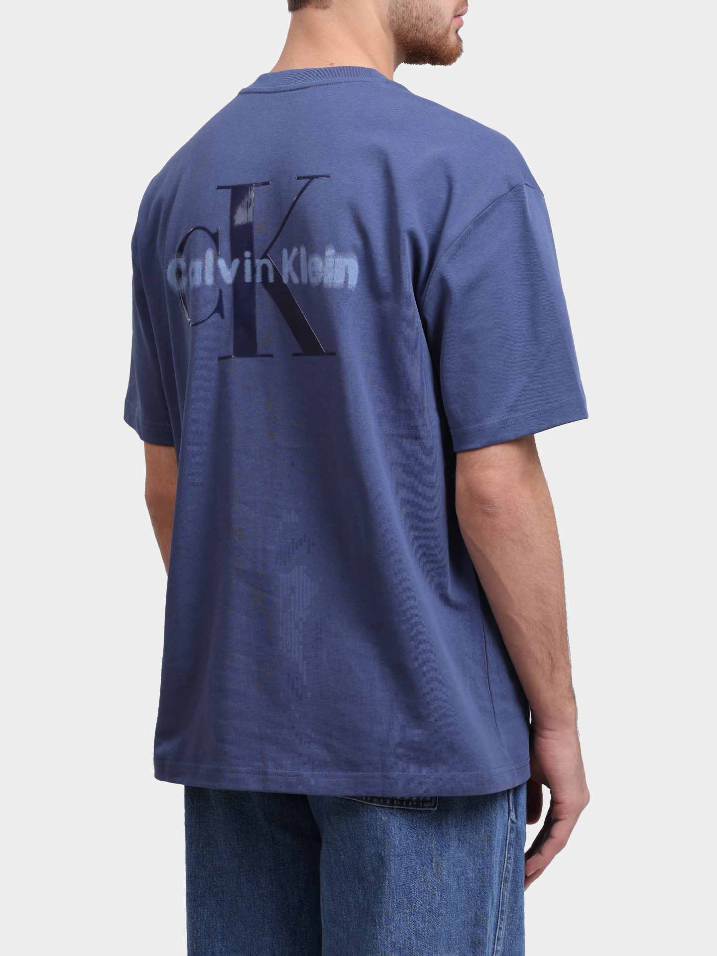 Футболка Calvin Klein Jeans LV04RAB812 RLY хлопковая мужская — купить в интернет-магазине Verdistore