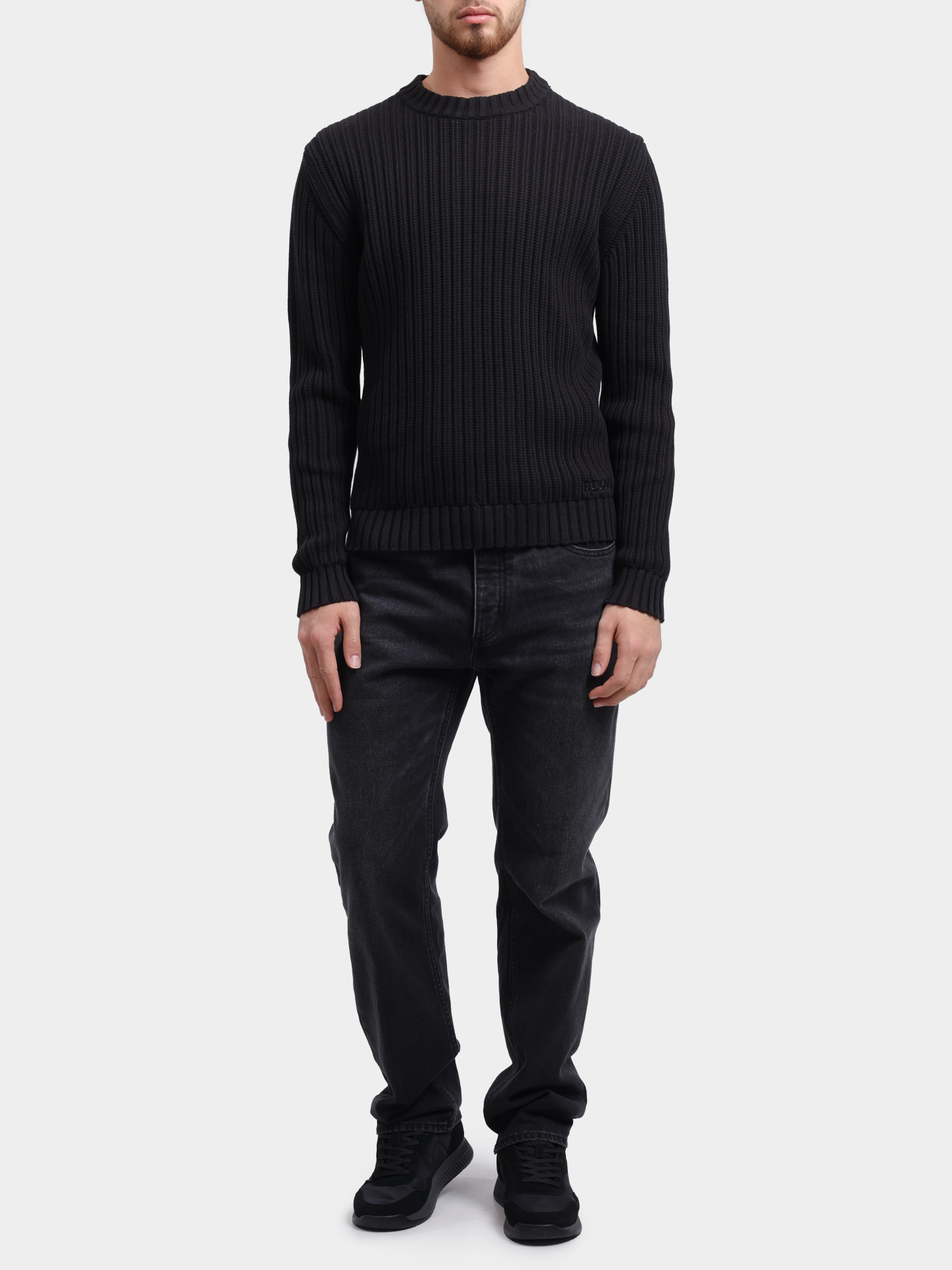 Свитер Sribben_1 10273630 01 50546863 001 черный мужской — купить в интернет-магазине Verdistore