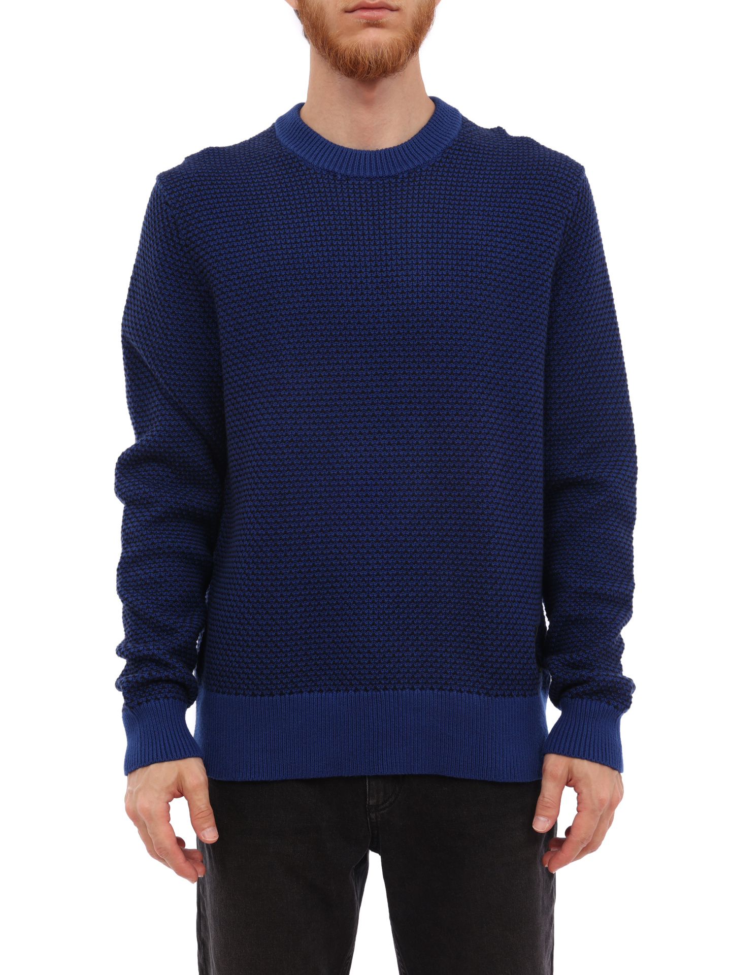 Джемпер Calvin Klein K10K102735 темно-синий мужской — купить в интернет-магазине Verdistore