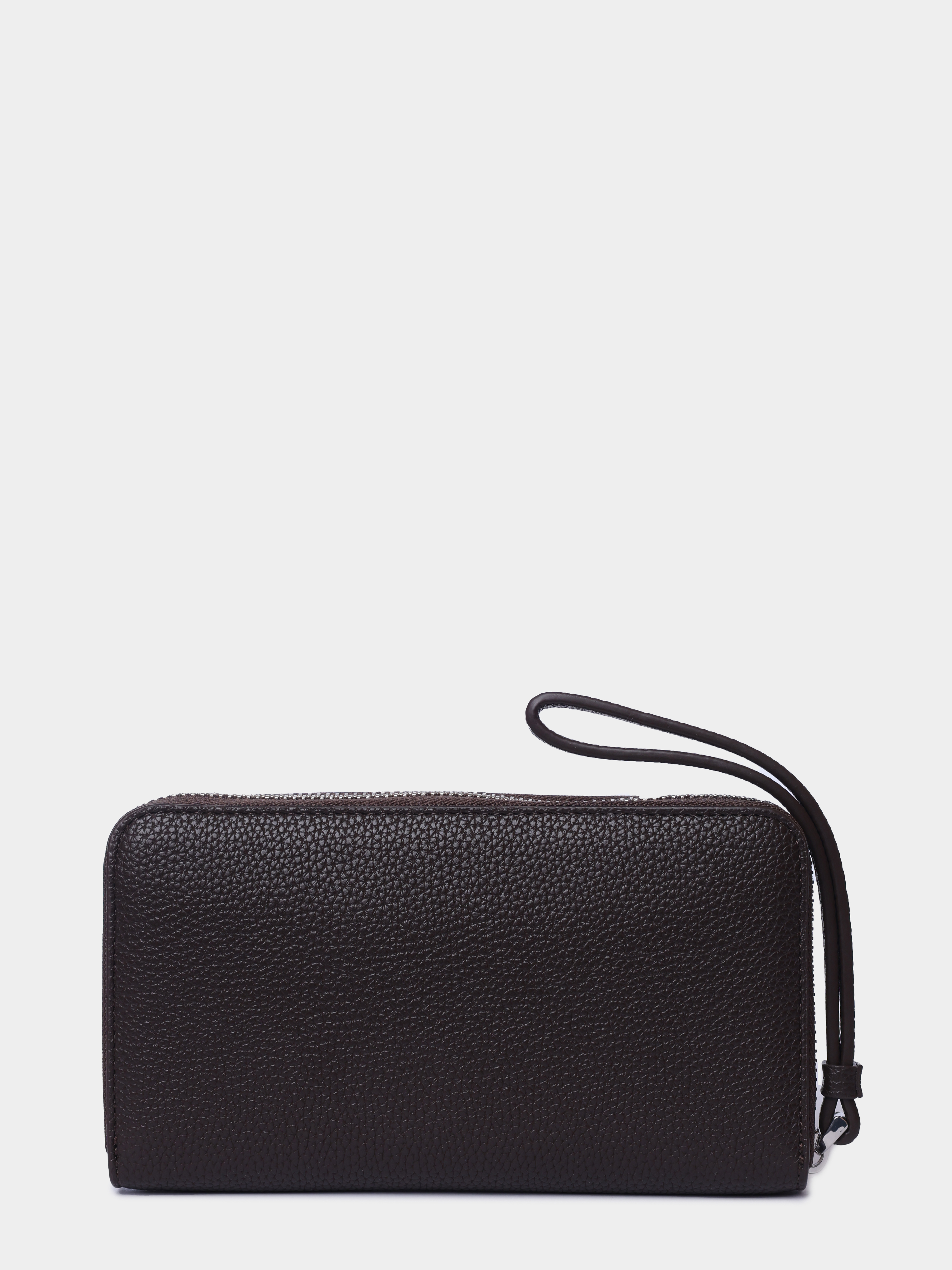 Кошелек Armani Exchange XW000361 AF11902 U6032 темно-коричневый женский — купить в интернет-магазине Verdistore