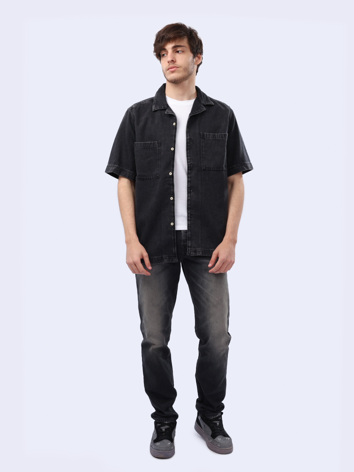 Рубашка Diesel A03533068KE02 джинсовая мужская — купить в интернет-магазине Verdistore