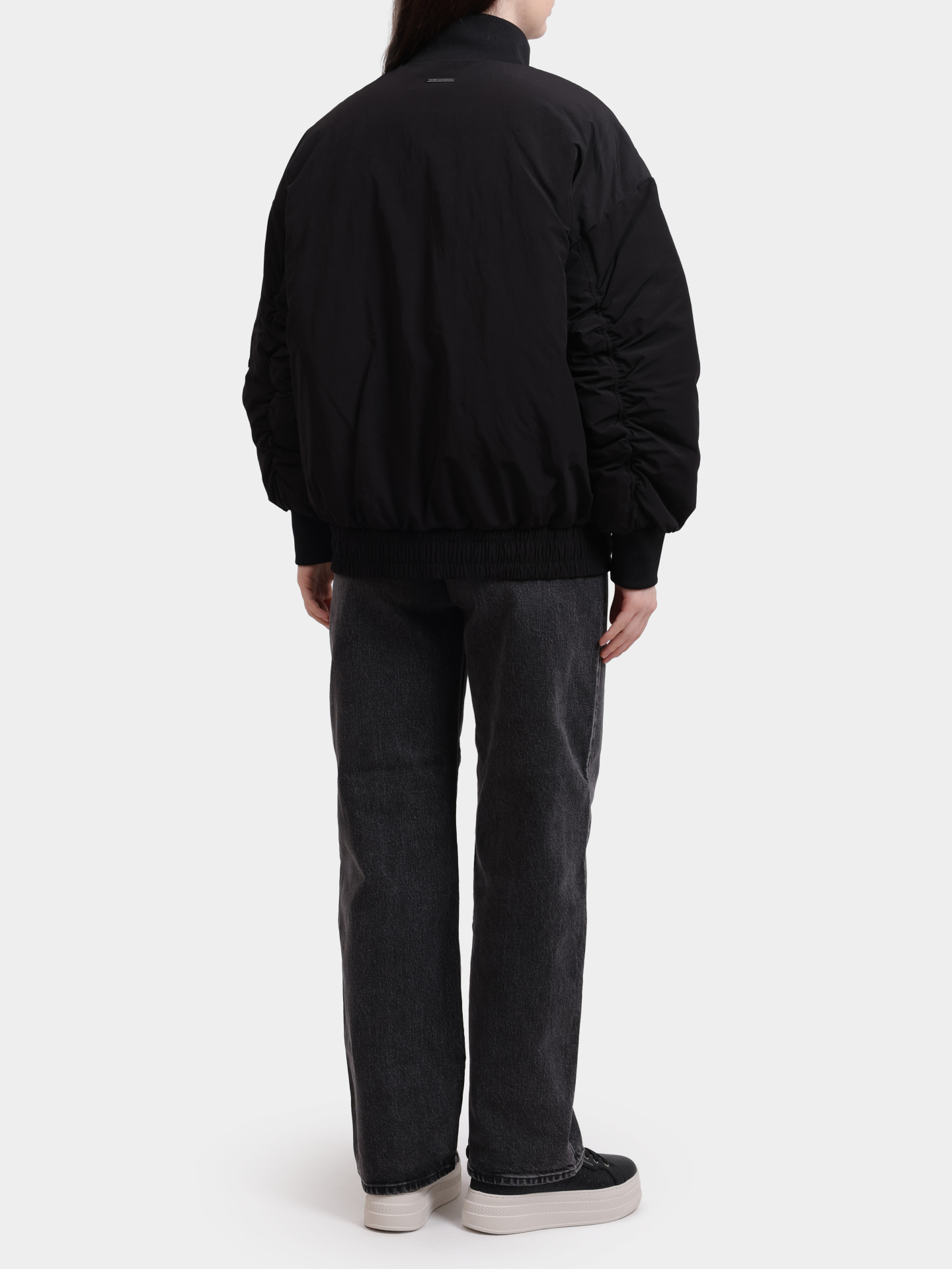 Куртка Armani Exchange XW000670 AF16210 UC001 черная женская — купить в интернет-магазине Verdistore