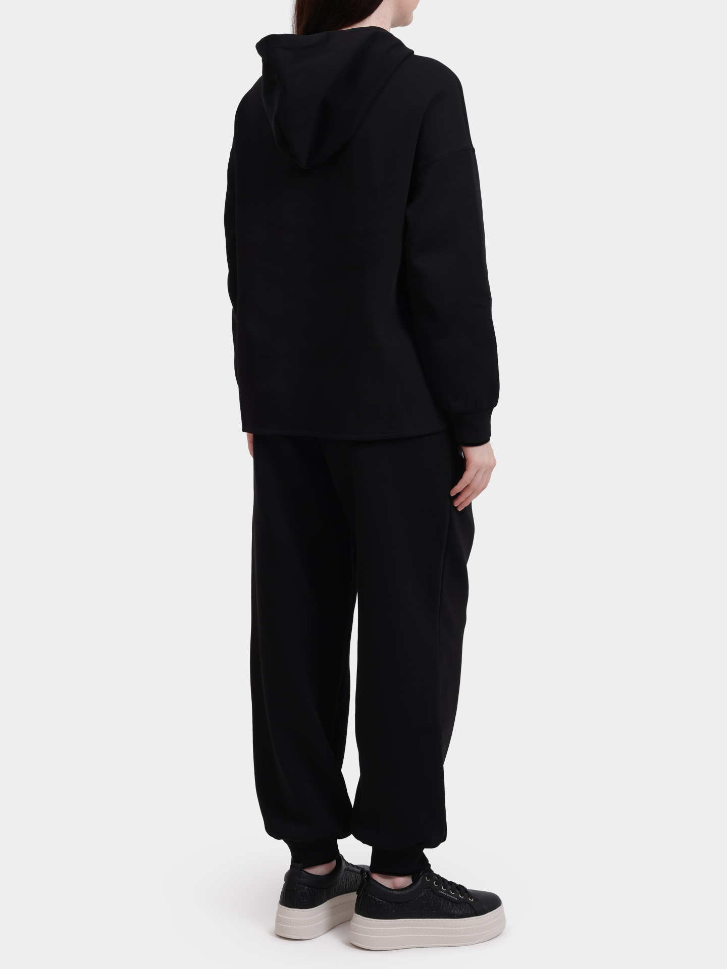 Джоггеры Armani Exchange XW000989 AF10818 UC001 черные женские — купить в интернет-магазине Verdistore