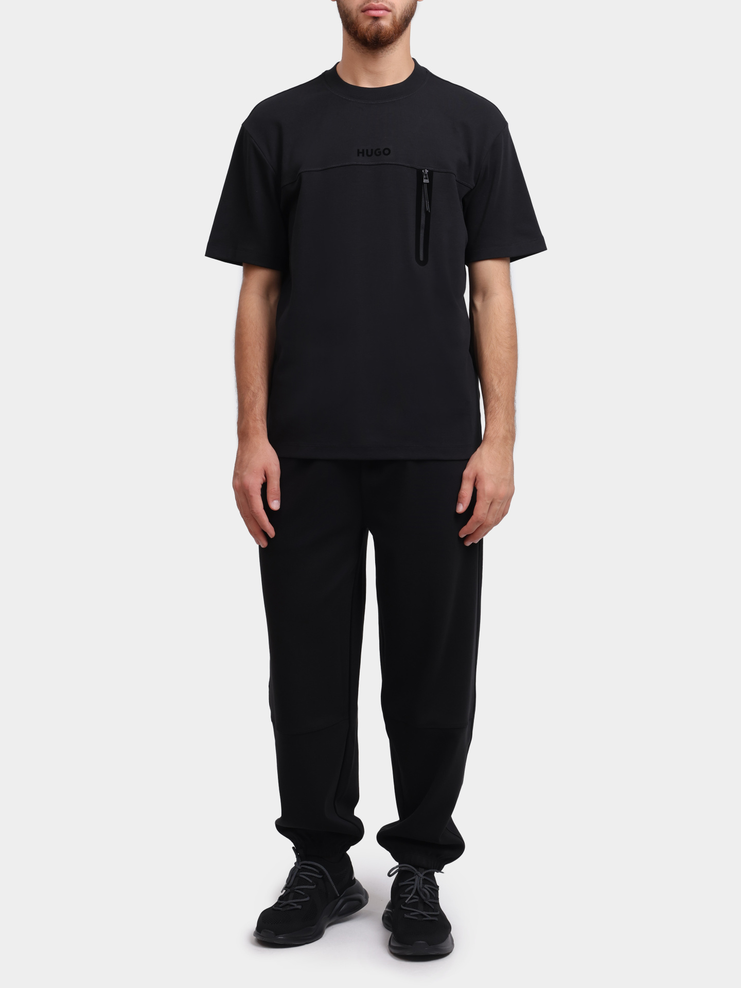 Футболка Hugo 50542298 001 черная мужская — купить в интернет-магазине Verdistore