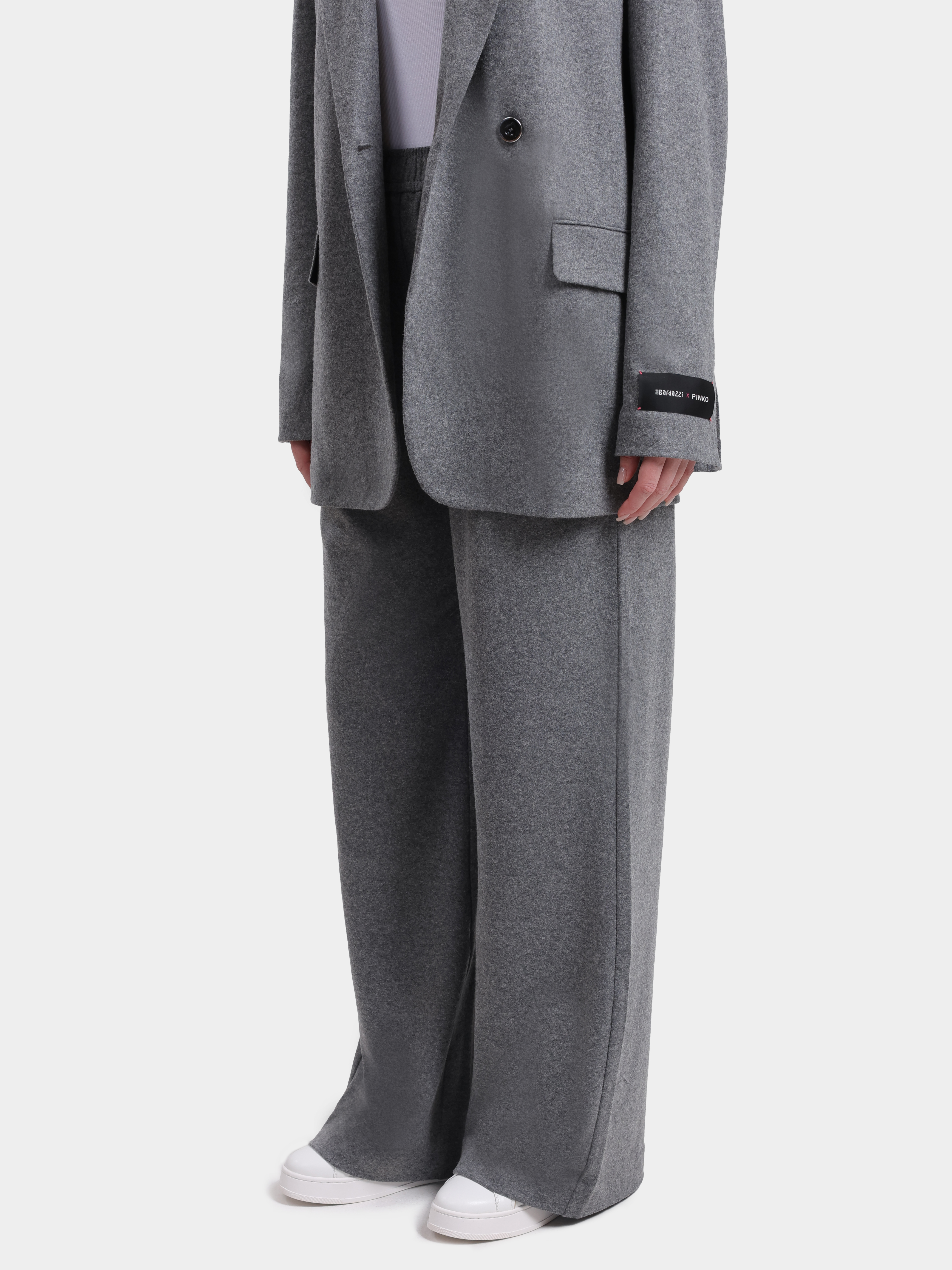 Брюки Pinko 106118 A3JF I76 серые женские свободного кроя — купить в интернет-магазине Verdistore