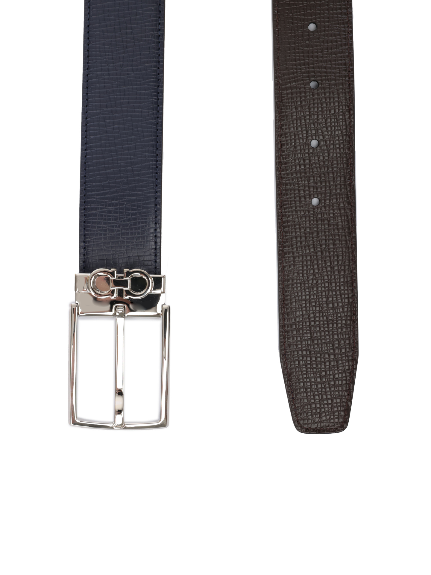 Ремень 67A037770568 с текстурной кожей и металлической пряжкой — купить в интернет-магазине Verdistore