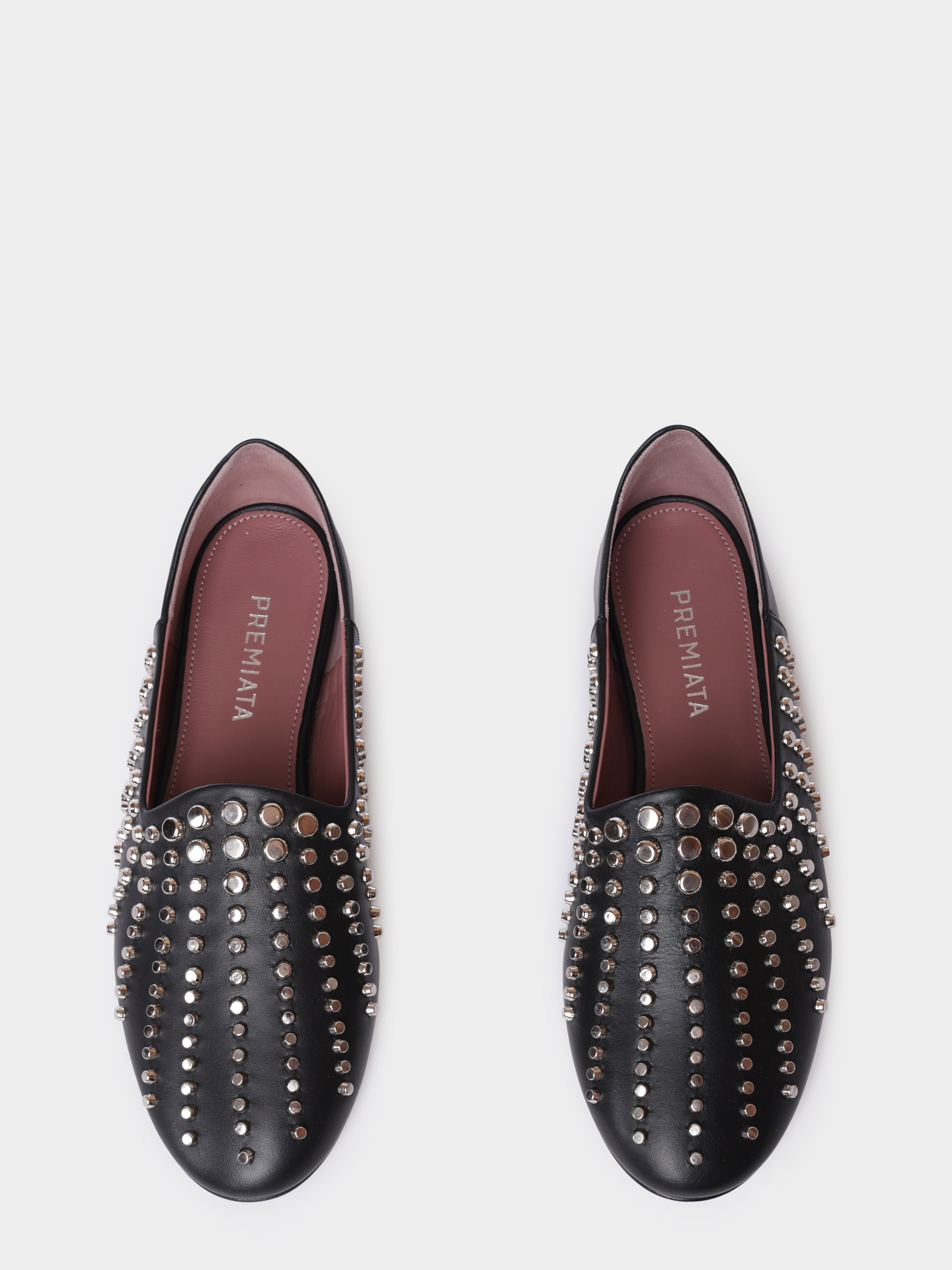 Балетки Premiata M7008 кожаные женские с заклепками — купить в интернет-магазине Verdistore