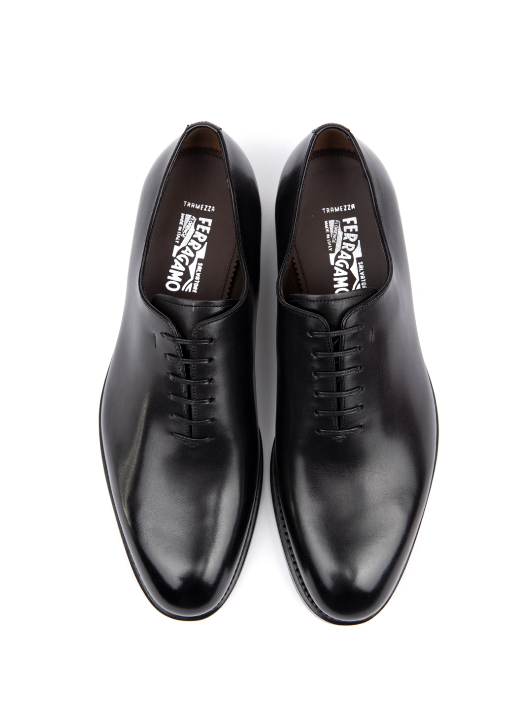 Монки черные из отполированной кожи и с миндалевидным мысом — купить в интернет-магазине Verdistore