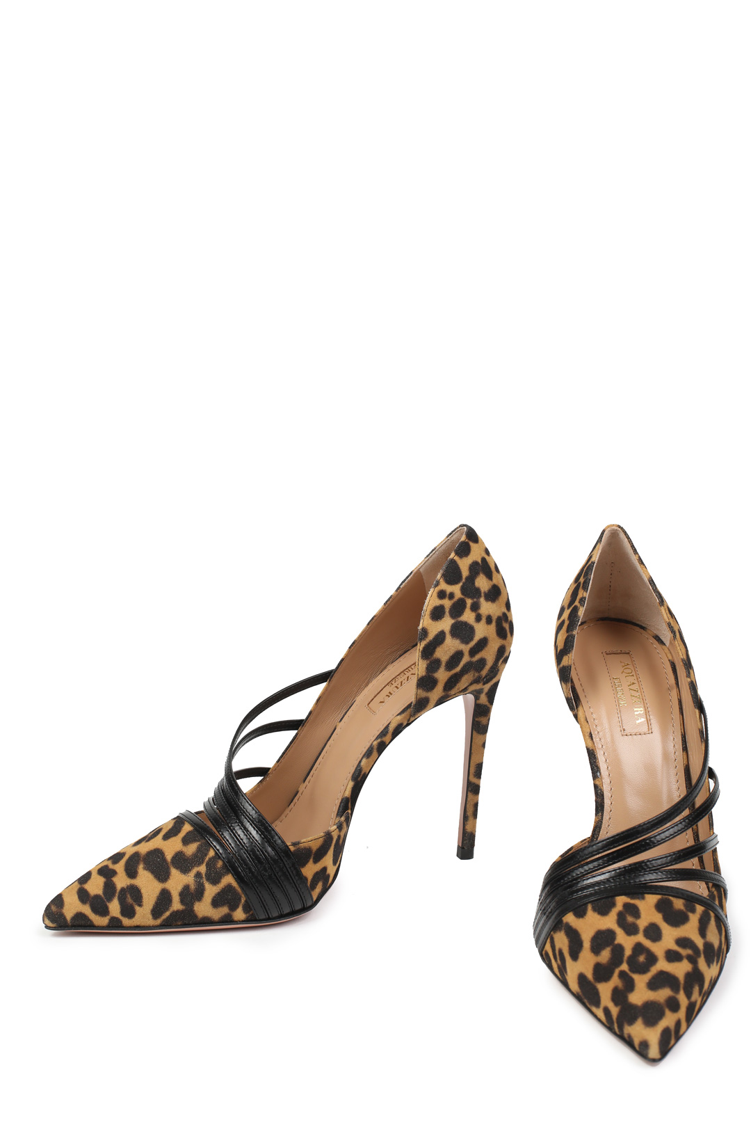 Туфли-лодочки Aquazzura MINHIGP0 SBB женские с леопардовым принтом — купить в интернет-магазине Verdistore