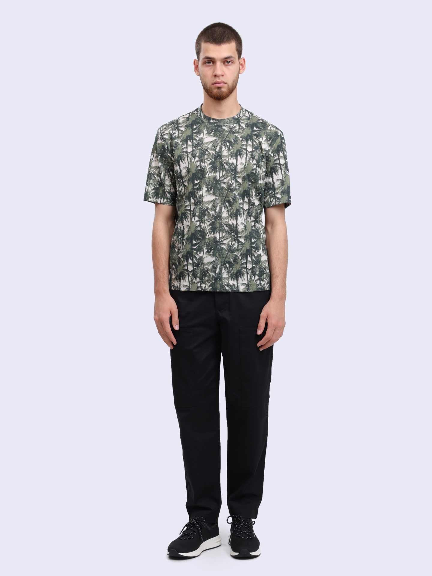 Брюки Armani Exchange 6KZP37 ZNTGZ 1200 черные мужские с накладными карманами — купить в интернет-магазине Verdistore