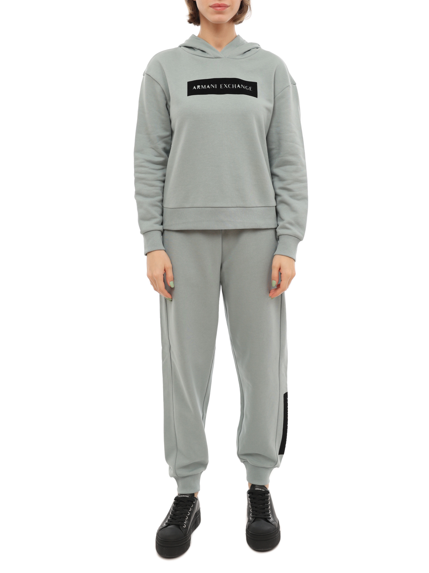 картинка Брюки спортивные Armani Exchange 6LYP78 YJE5Z 1872 голубые женские от магазина Verdistore