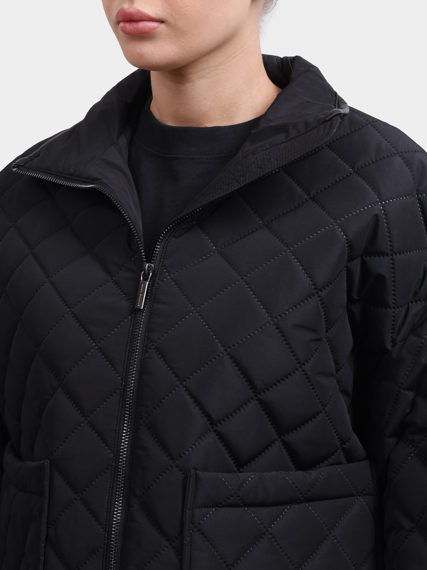 Куртка Armani Exchange XW000683 AF16200 UC001 черная женская — купить в интернет-магазине Verdistore