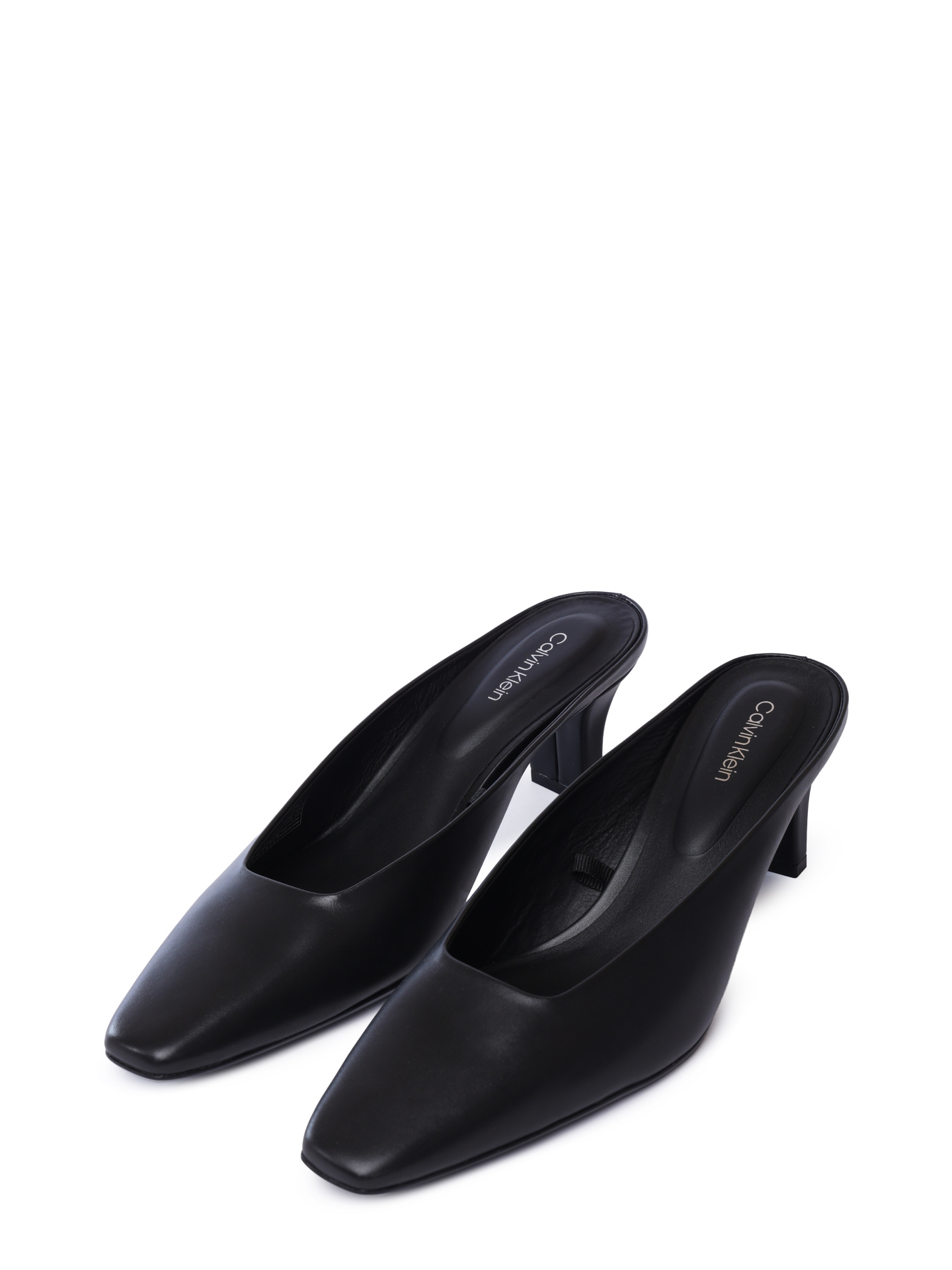 Мюли Calvin Klein HW0HW02332 кожаные женские — купить в интернет-магазине Verdistore