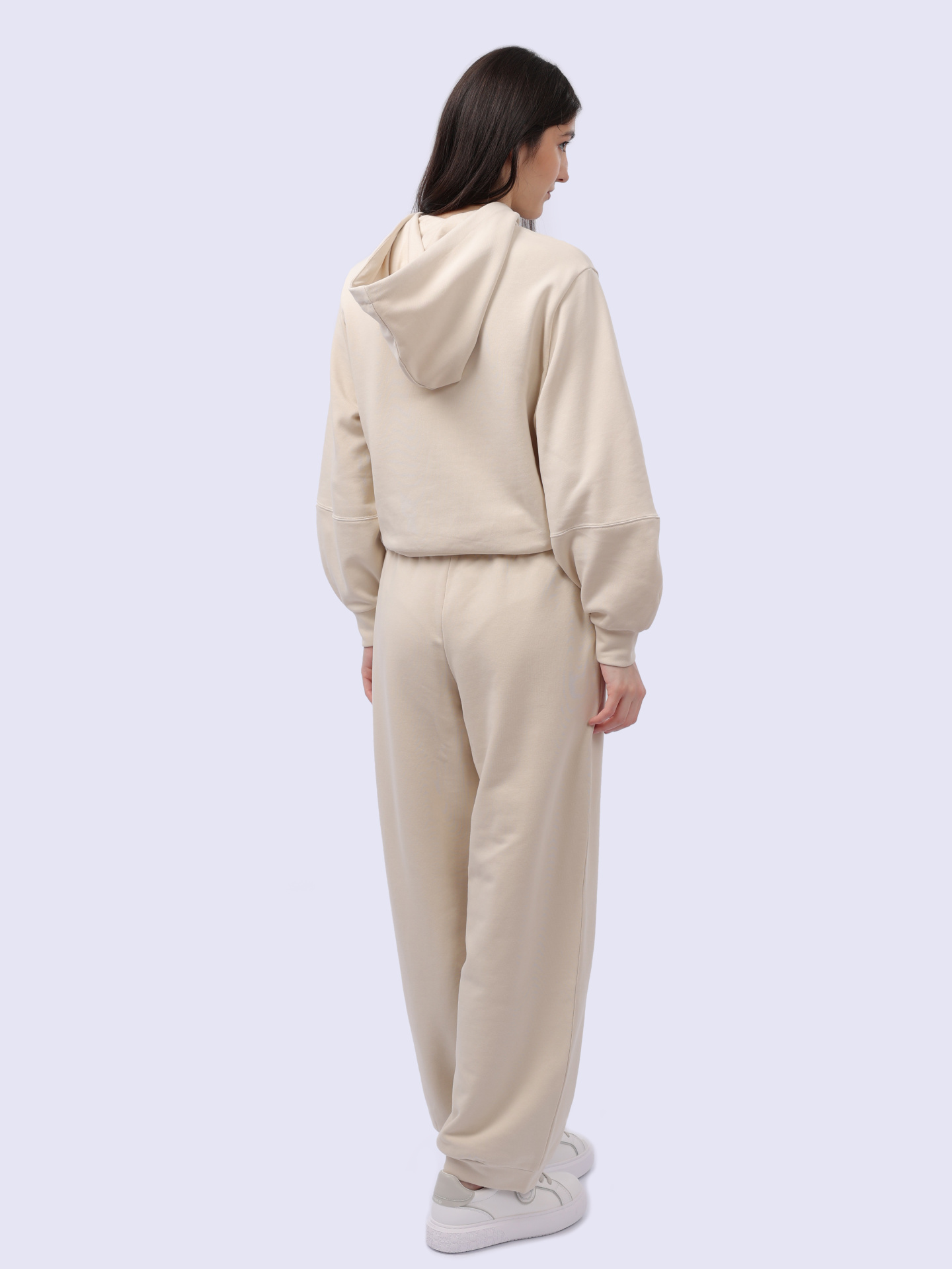 Брюки спортивные Armani Exchange 3DYP70 YJFFZ 1787 бежевые женские — купить в интернет-магазине Verdistore