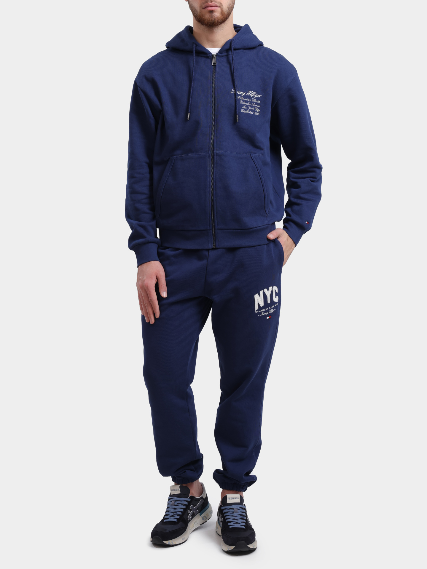 Мастерка Tommy Hilfiger MW0MW39683 мужская с вышивкой  — купить в интернет-магазине Verdistore