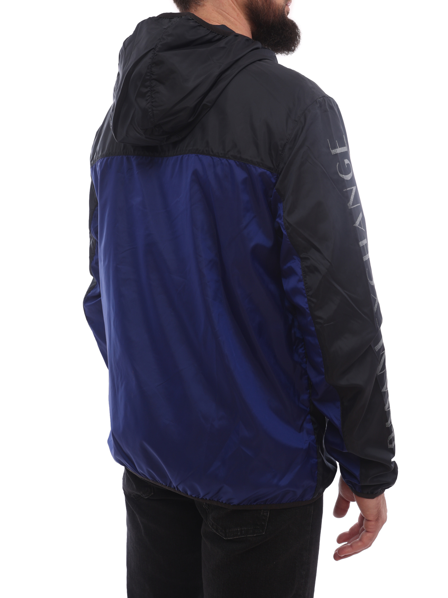 Куртка Armani Exchange 3KZB30 ZNJLZ 05DM комбинированная мужская с капюшоном — купить в интернет-магазине Verdistore
