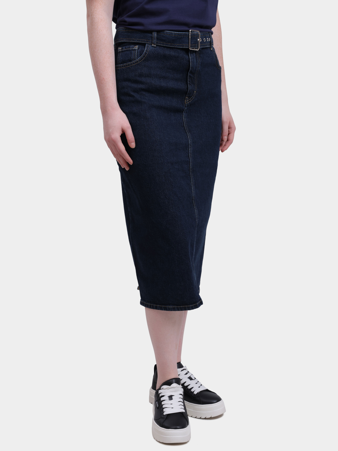 Юбка Hugo 50541495 415 джинсовая женская — купить в интернет-магазине Verdistore