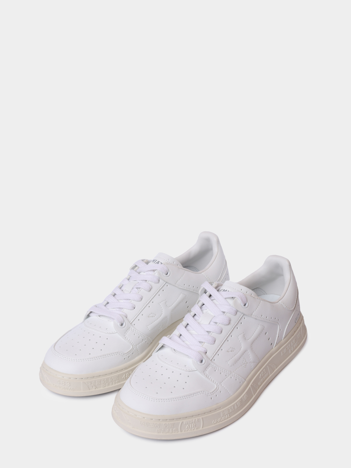 Кеды Premiata QUINN VAR 7500 белые мужские — купить в интернет-магазине Verdistore