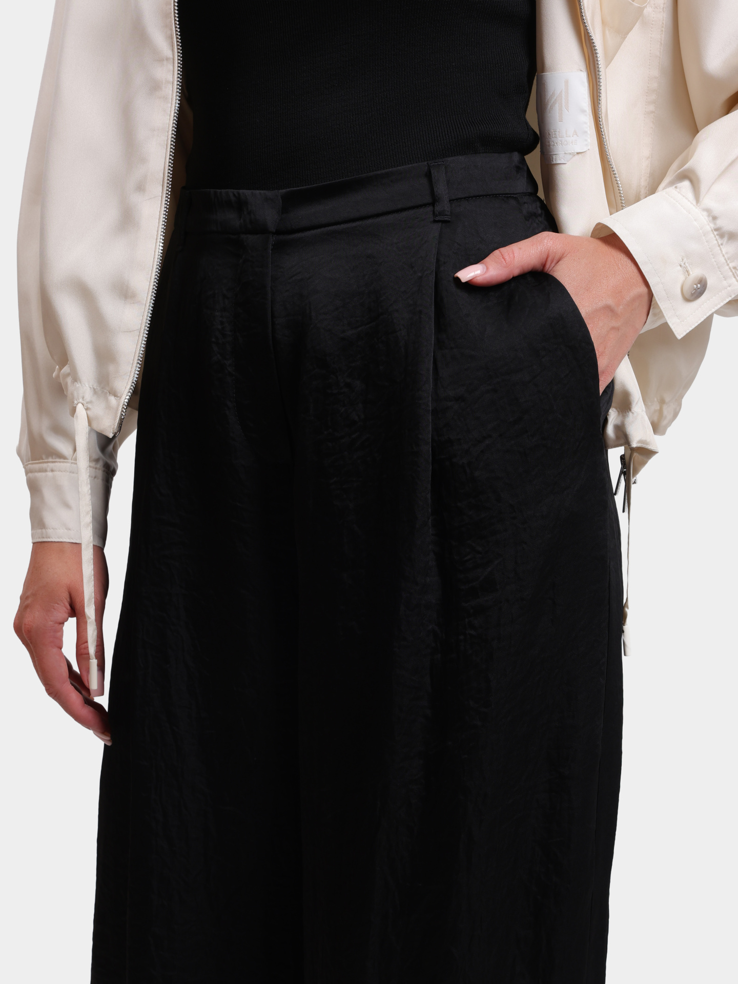 Брюки MARELLA SILICIO 001 черные женские — купить в интернет-магазине Verdistore