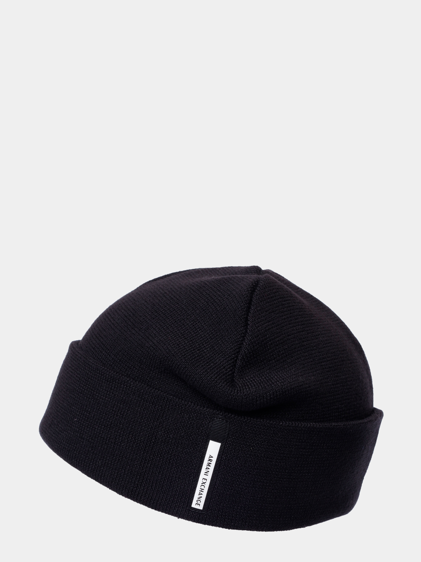 Шапка Armani Exchange XM001636 AF16950 UC001 черная мужская — купить в интернет-магазине Verdistore