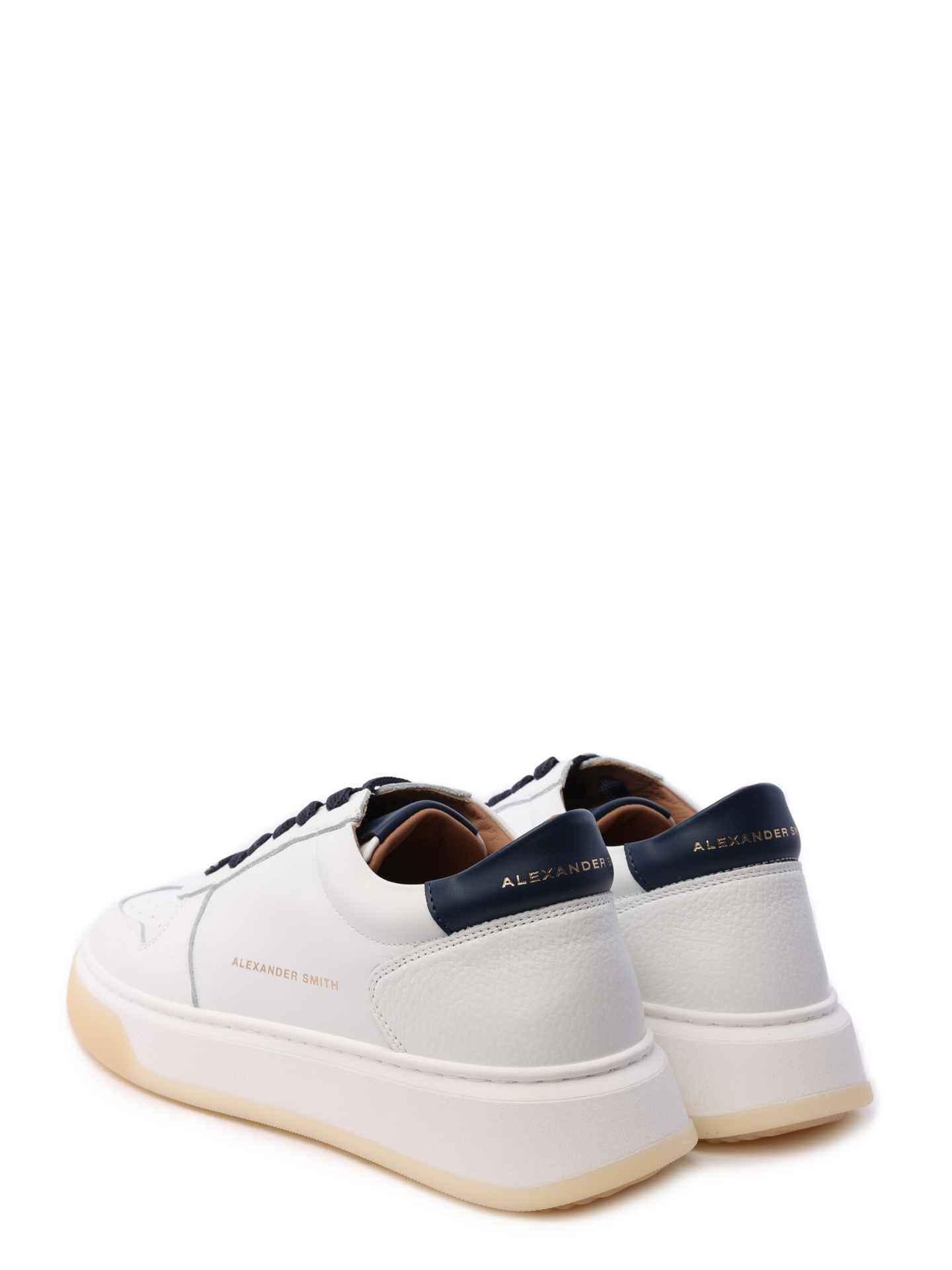 Кеды Alexander Smith AW T2U 91 WBL белые мужские с перфорацией — купить в интернет-магазине Verdistore