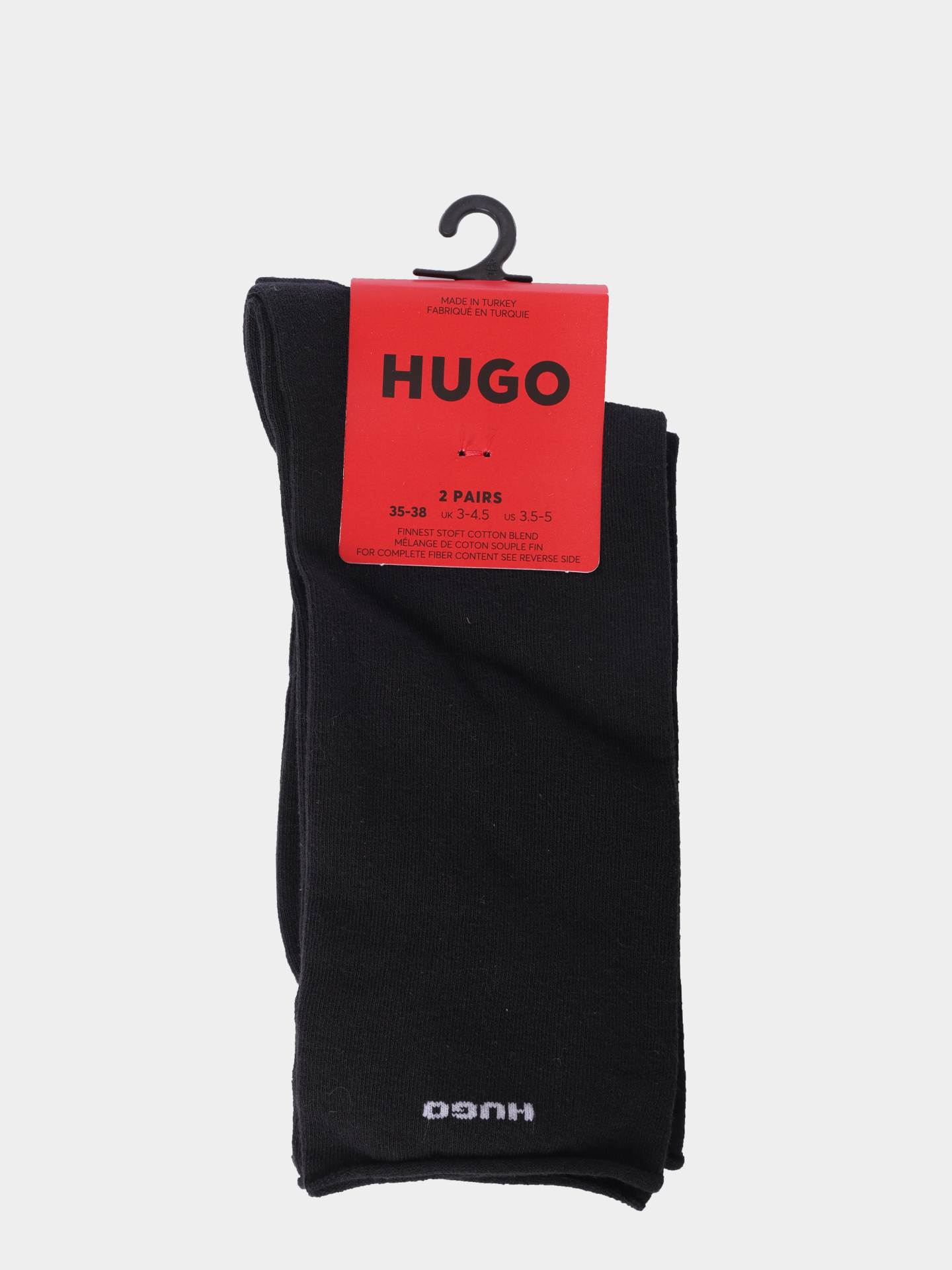 Комплект носков 2 пары Hugo 50491674 001 хлопковые женские — купить в интернет-магазине Verdistore