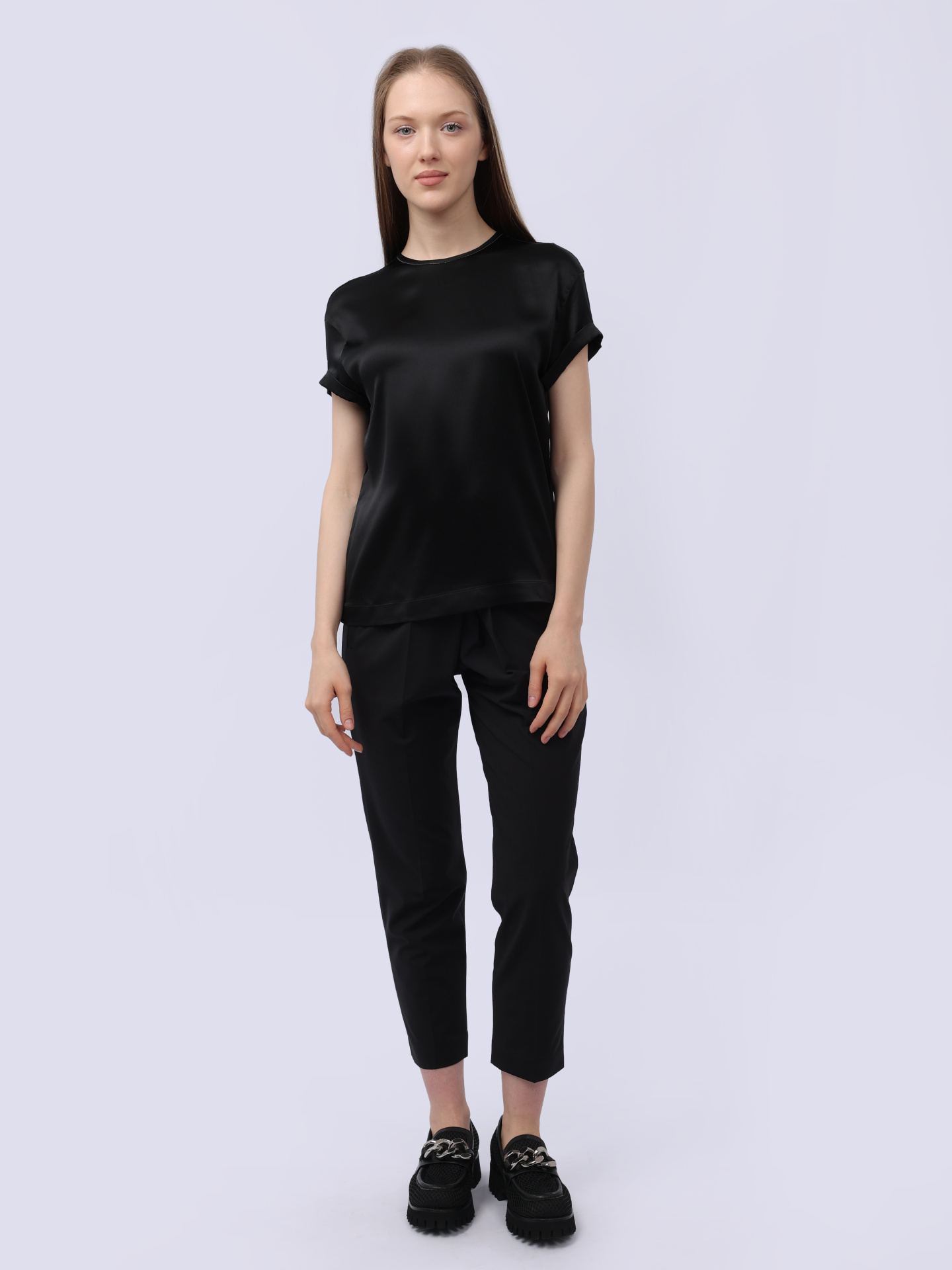 Топ Brunello Cucinelli M0C59B1008 C101 шелковый женский — купить в интернет-магазине Verdistore