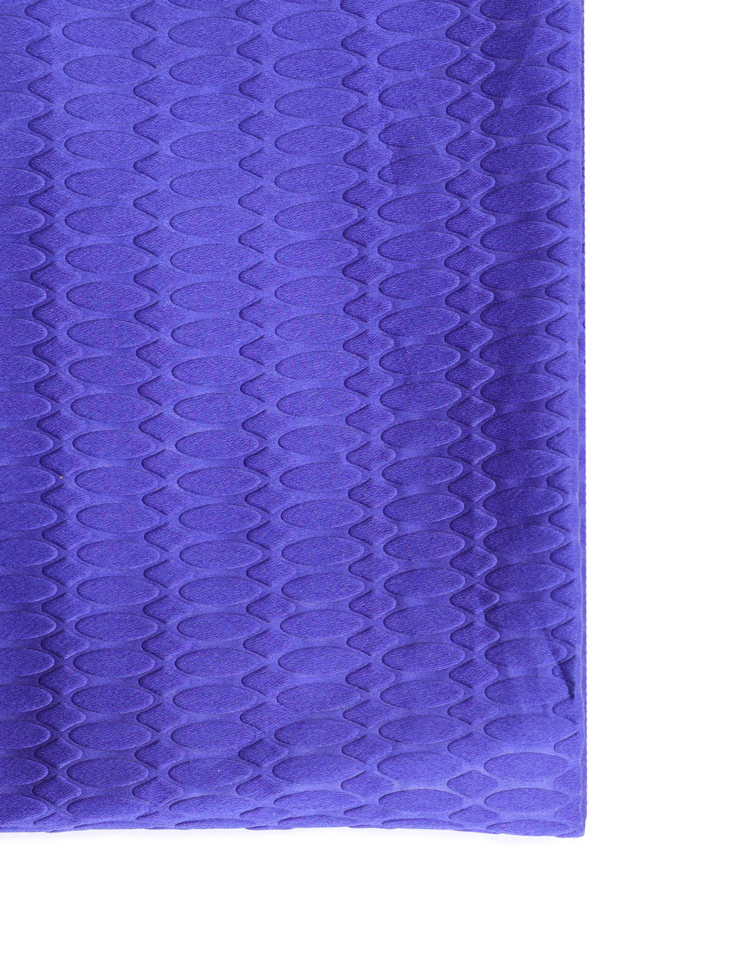 Платок синего цвета с рельефным узором — купить в интернет-магазине Verdistore
