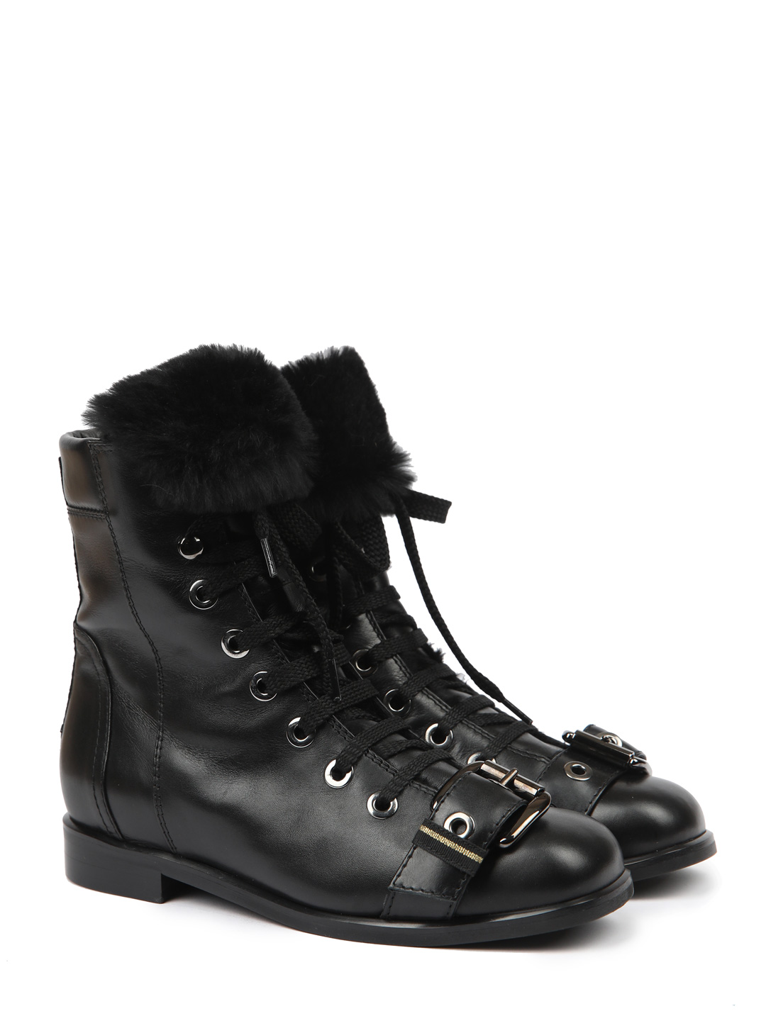 Ботинки Baldan 1824 черные женские на шнуровке — купить в интернет-магазине Verdistore