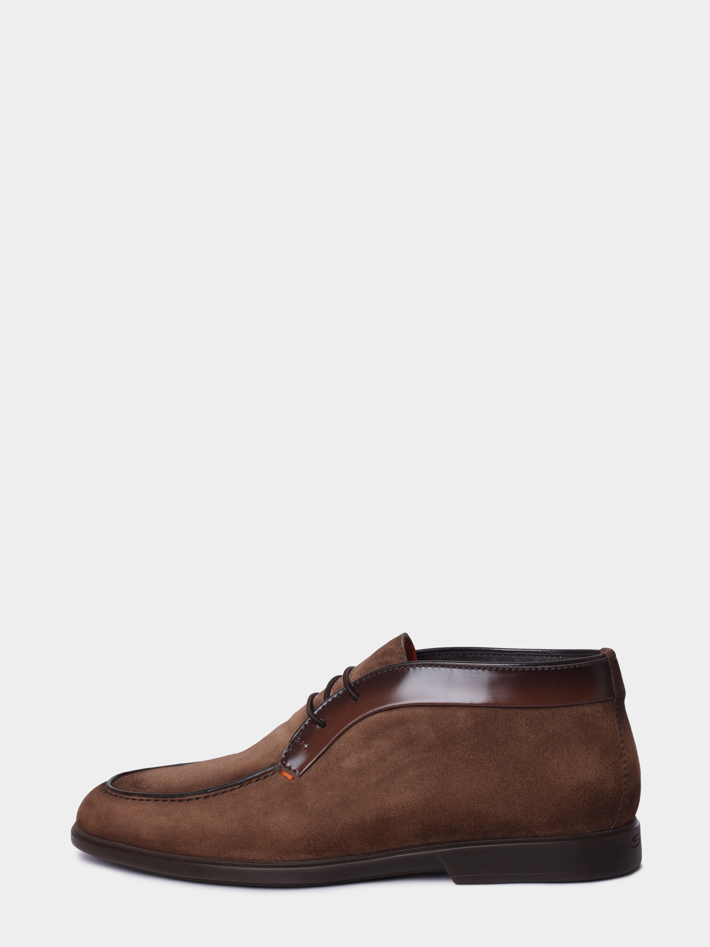Полуботинки Santoni MGAG19156DKTGOBTM21 замшевые мужские  — купить в интернет-магазине Verdistore