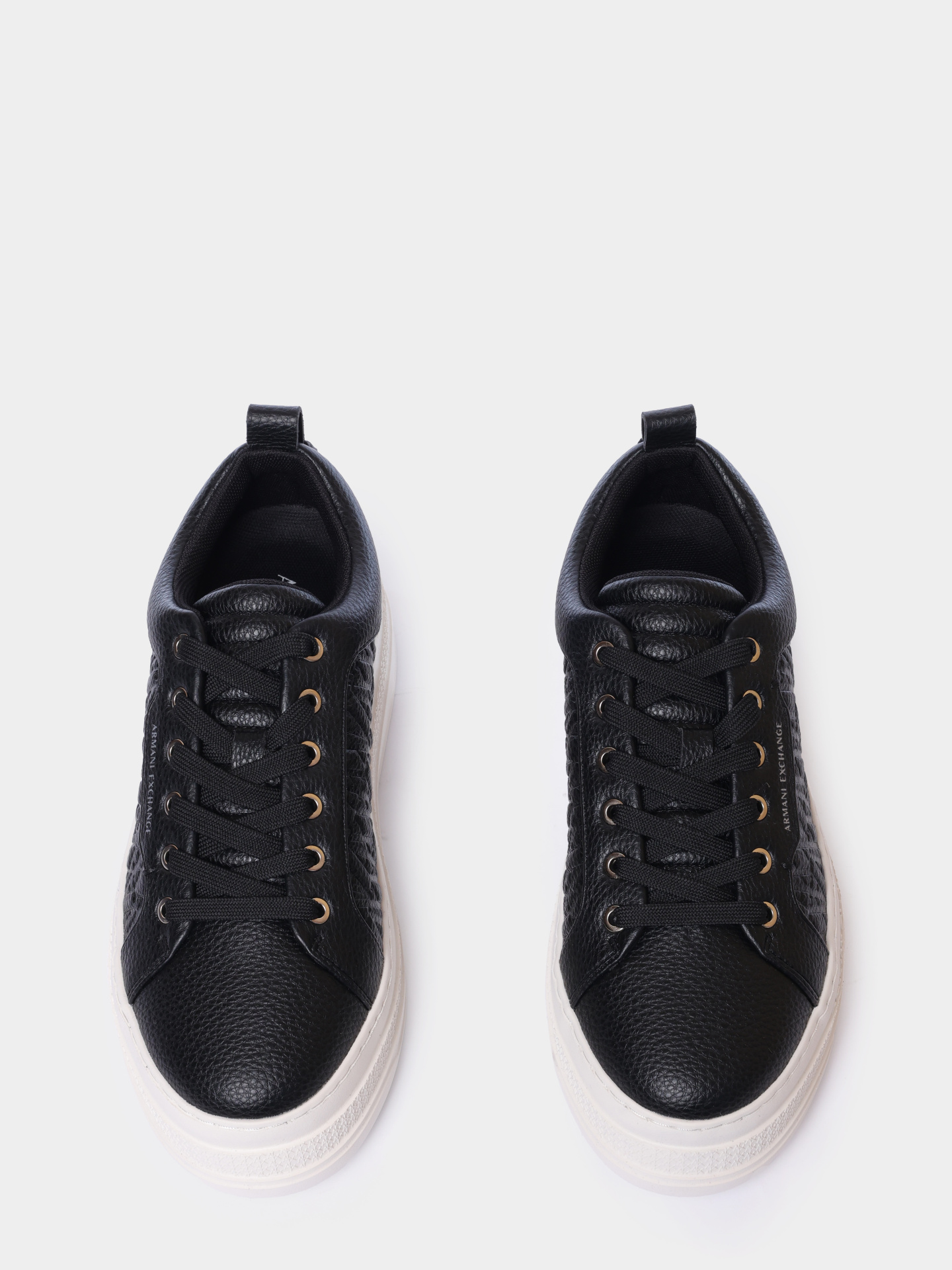 Кеды Armani Exchange XW001630 AF17351 UC001 черные женские — купить в интернет-магазине Verdistore