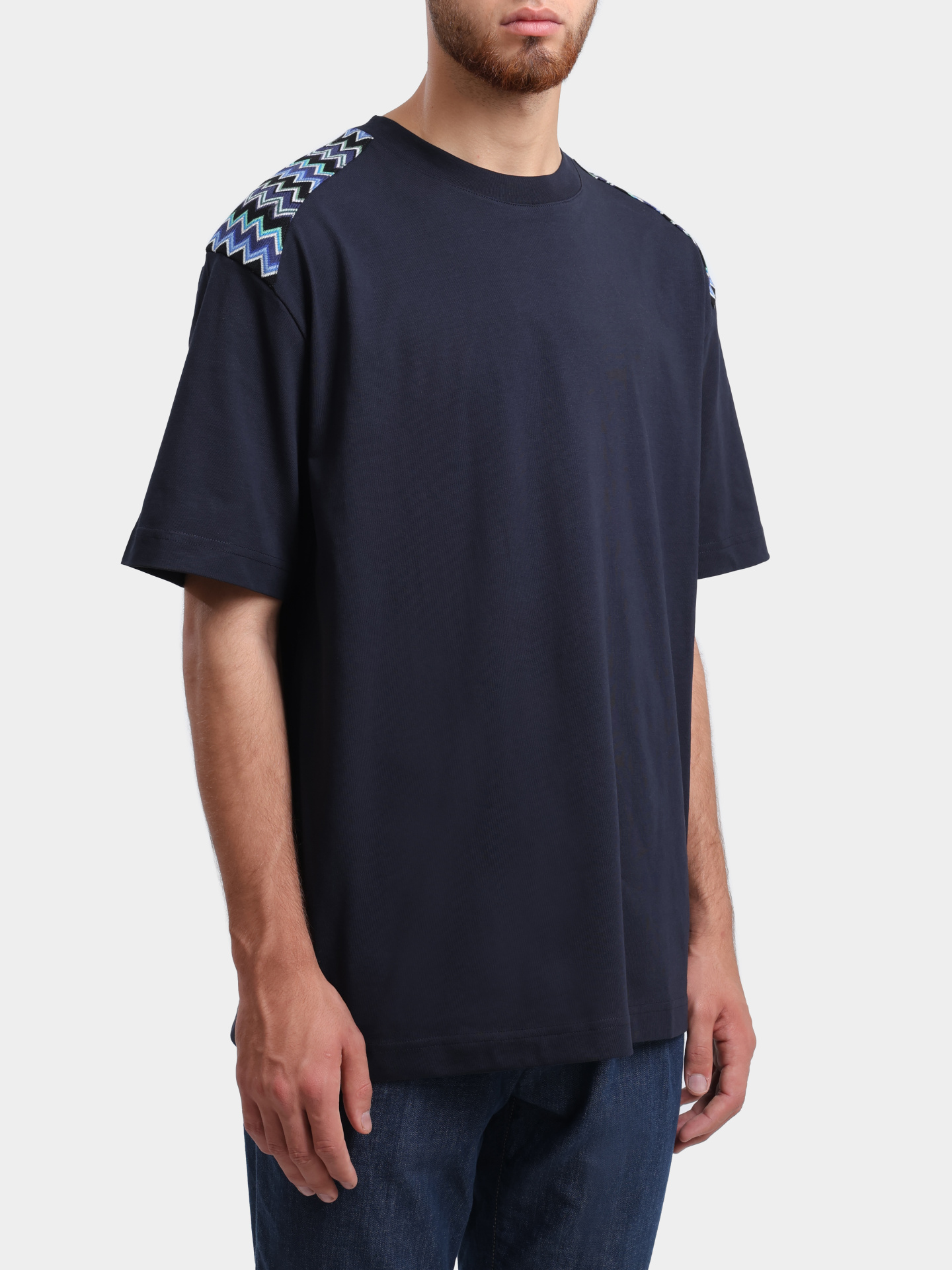 Футболка MISSONI US25SL0B BJ00M6 S72JV хлопковая мужская — купить в интернет-магазине Verdistore