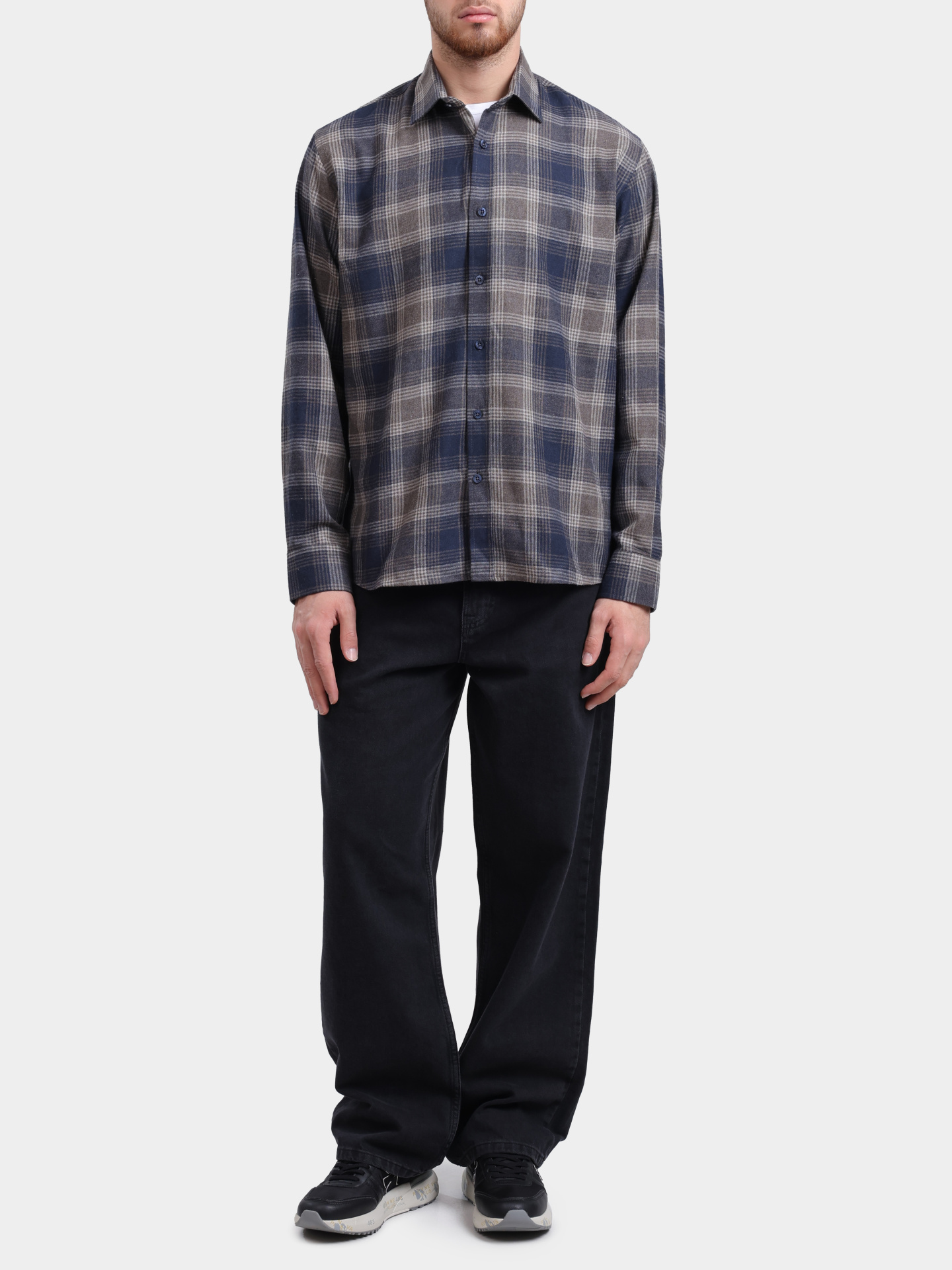 Рубашка Pantamo 4322-315-12 клетчатая мужская — купить в интернет-магазине Verdistore