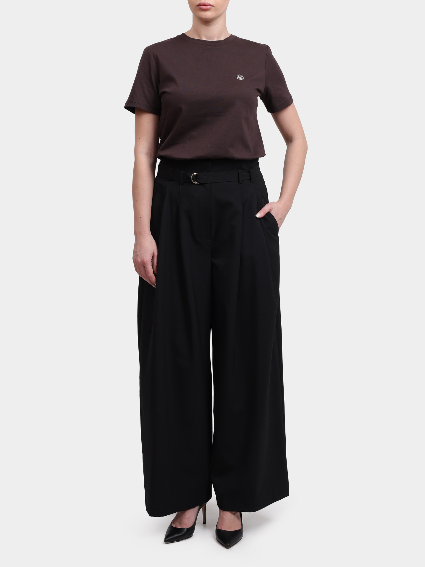 Брюки BONDENO 001 черные прямого кроя женские — купить в интернет-магазине Verdistore