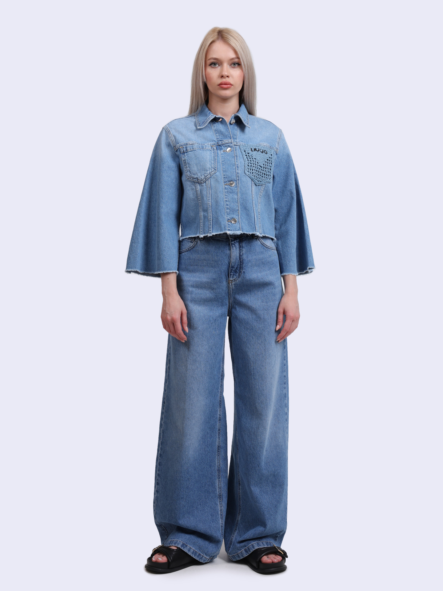 Куртка Liu-Jo WA5446 D4666 78895 джинсовая женская — купить в интернет-магазине Verdistore