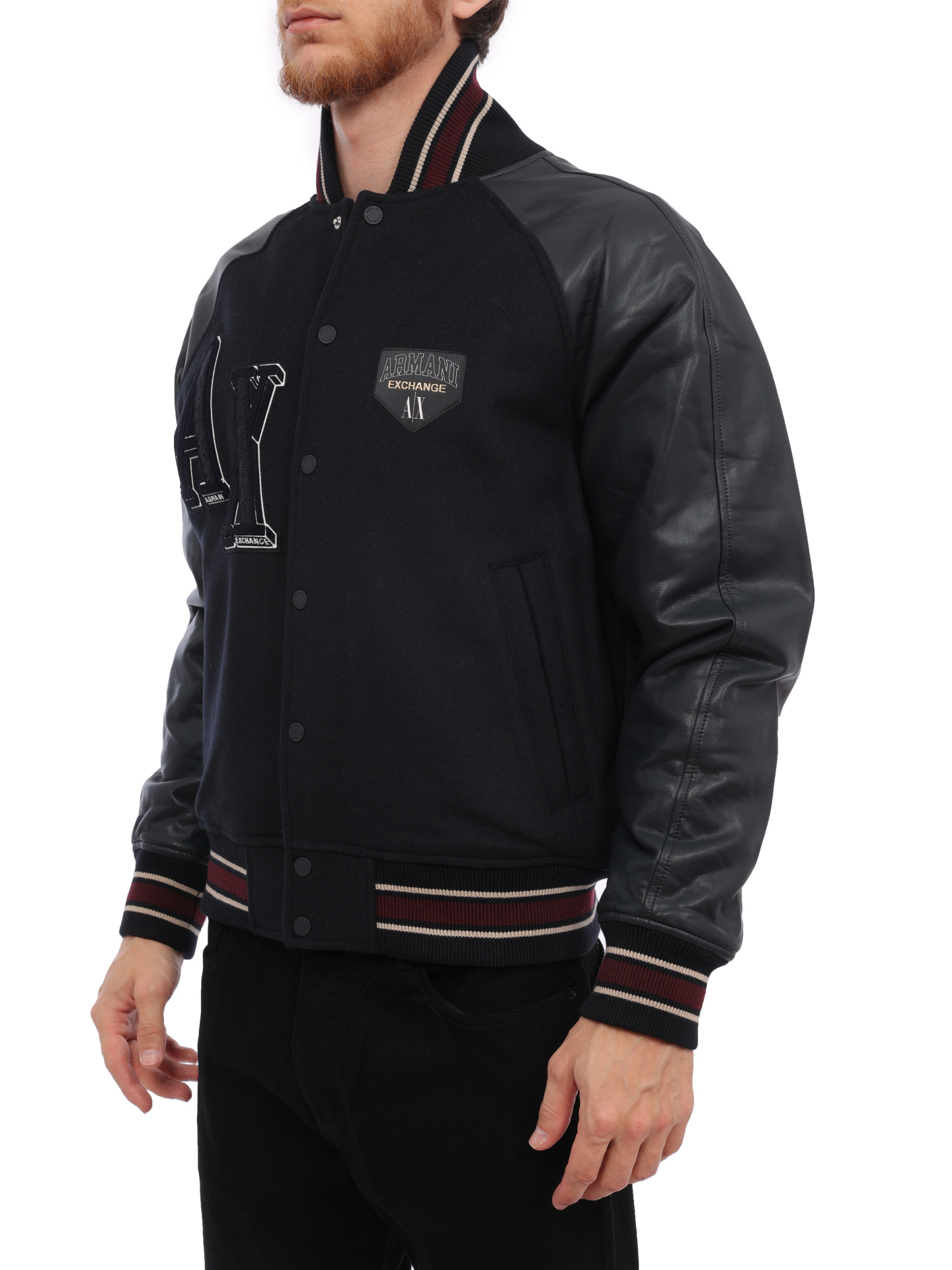 Бомбер Armani Exchange 6RZB21 ZNIKZ 1510 темно-синий мужской из