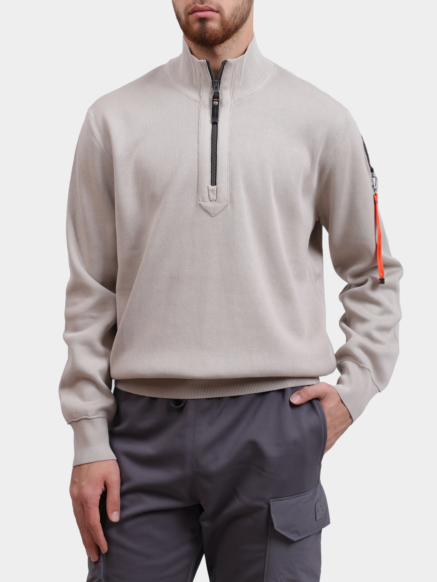 Свитер Parajumpers RK05 BASIC SCOE 772 кремового цвета мужской  — купить в интернет-магазине Verdistore