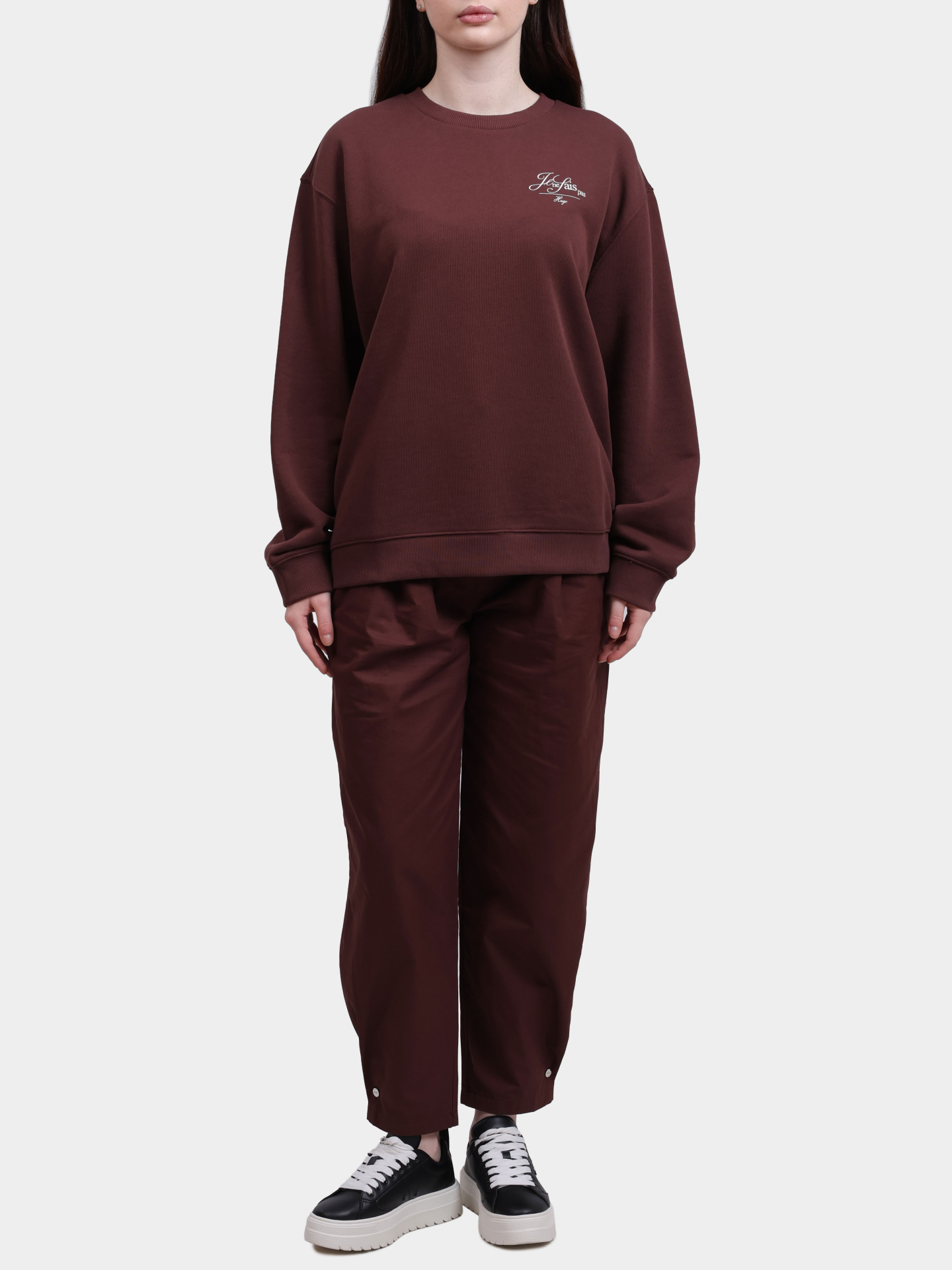 Свитшот Hugo 50545633 201 коричневый женский — купить в интернет-магазине Verdistore