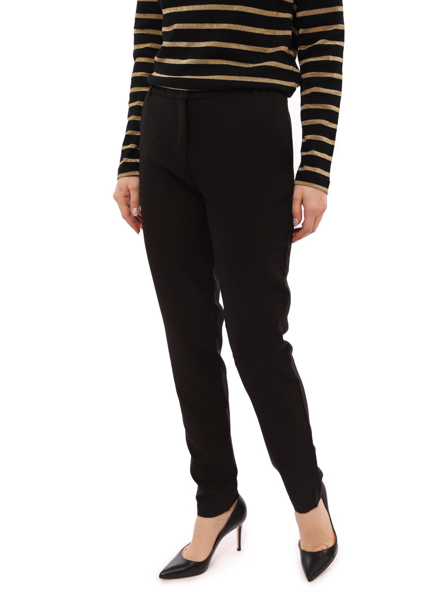 Брюки Armani Exchange 6ZYP28 1200 черные женские — купить в интернет-магазине Verdistore