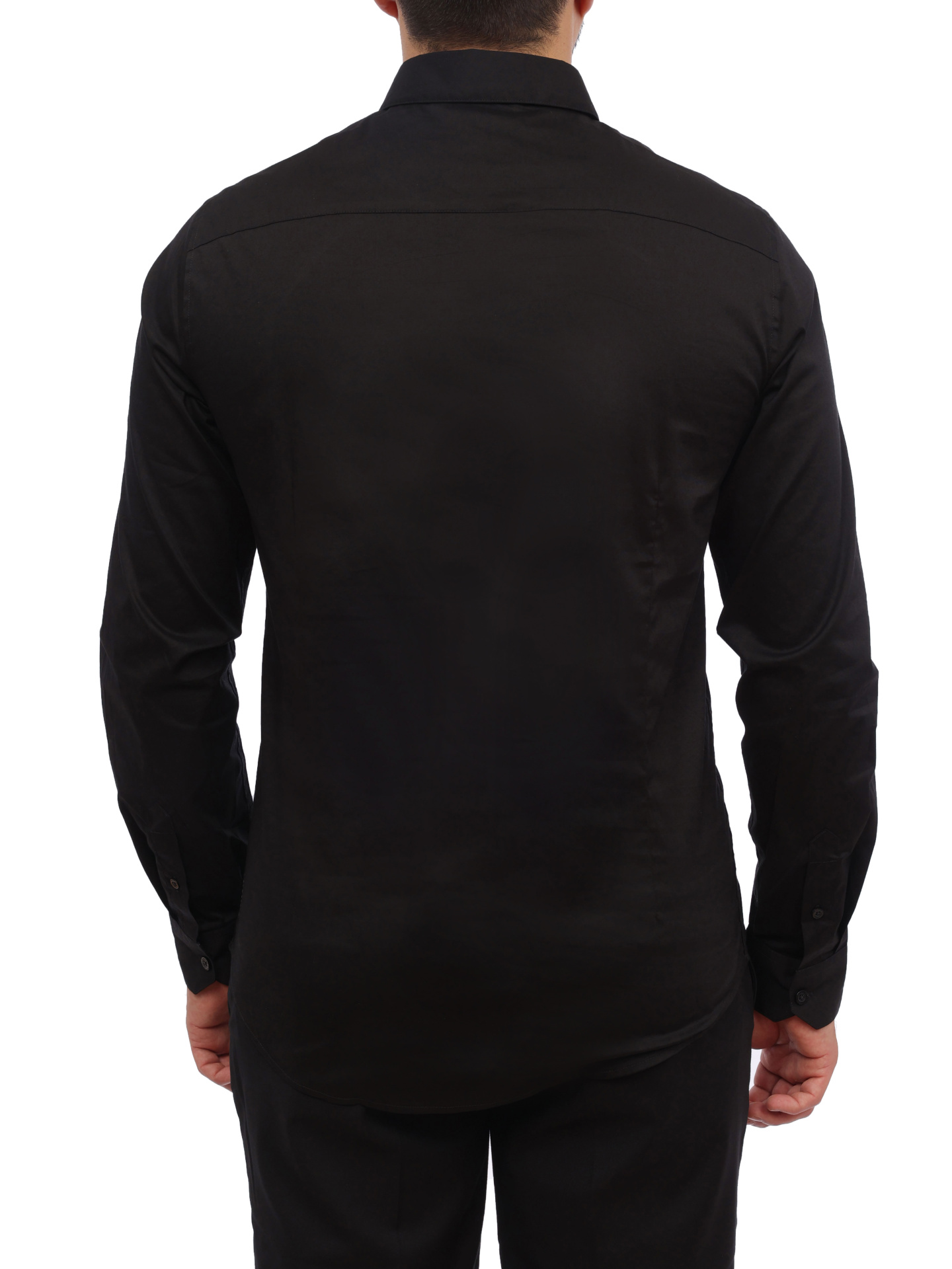 Рубашка Armani Exchange 8NZC31 ZN28Z 1200 черная мужская из хлопка — купить в интернет-магазине Verdistore