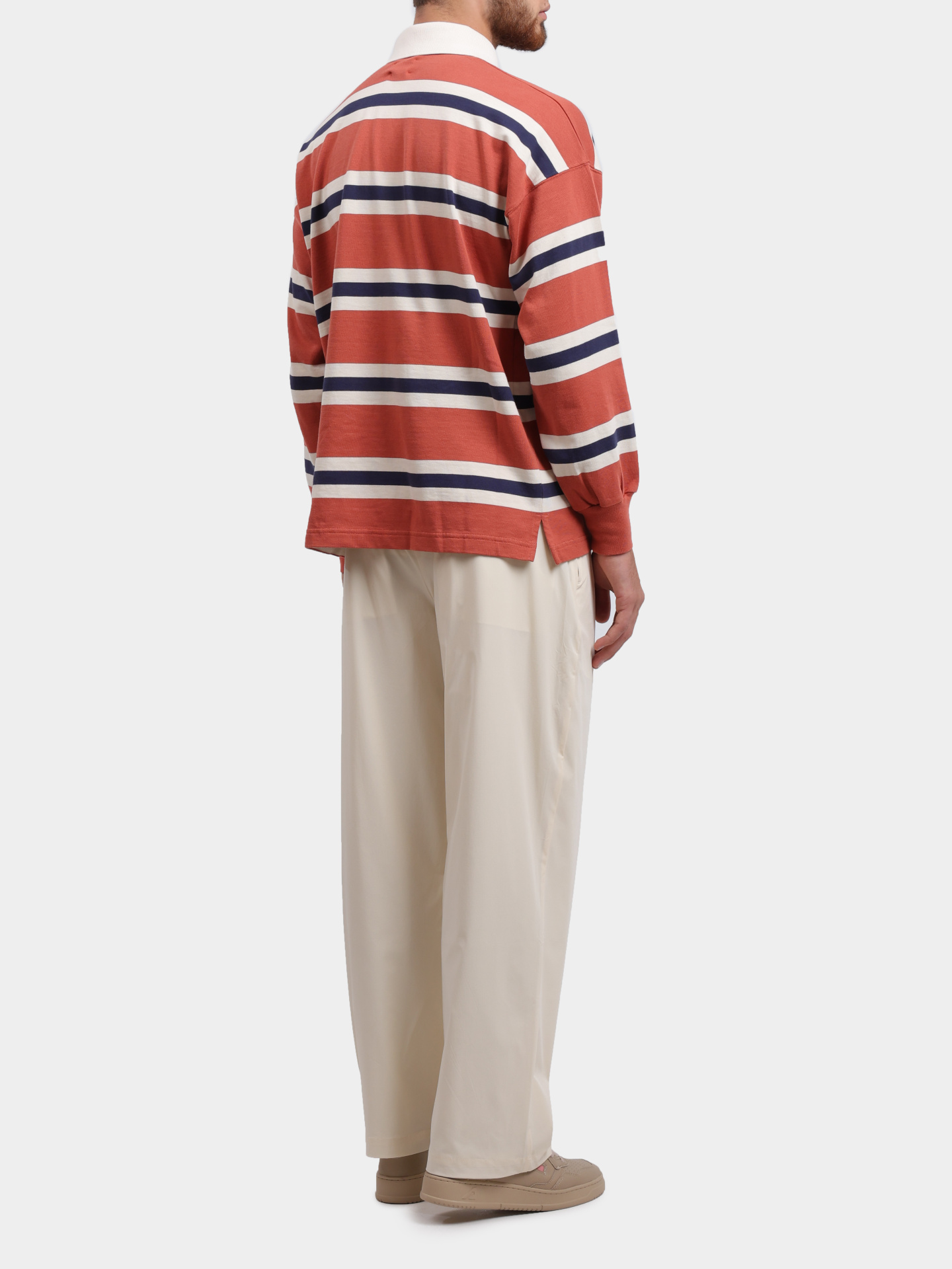 Поло POPX - 90JR хлопковое в полоску  — купить в интернет-магазине Verdistore