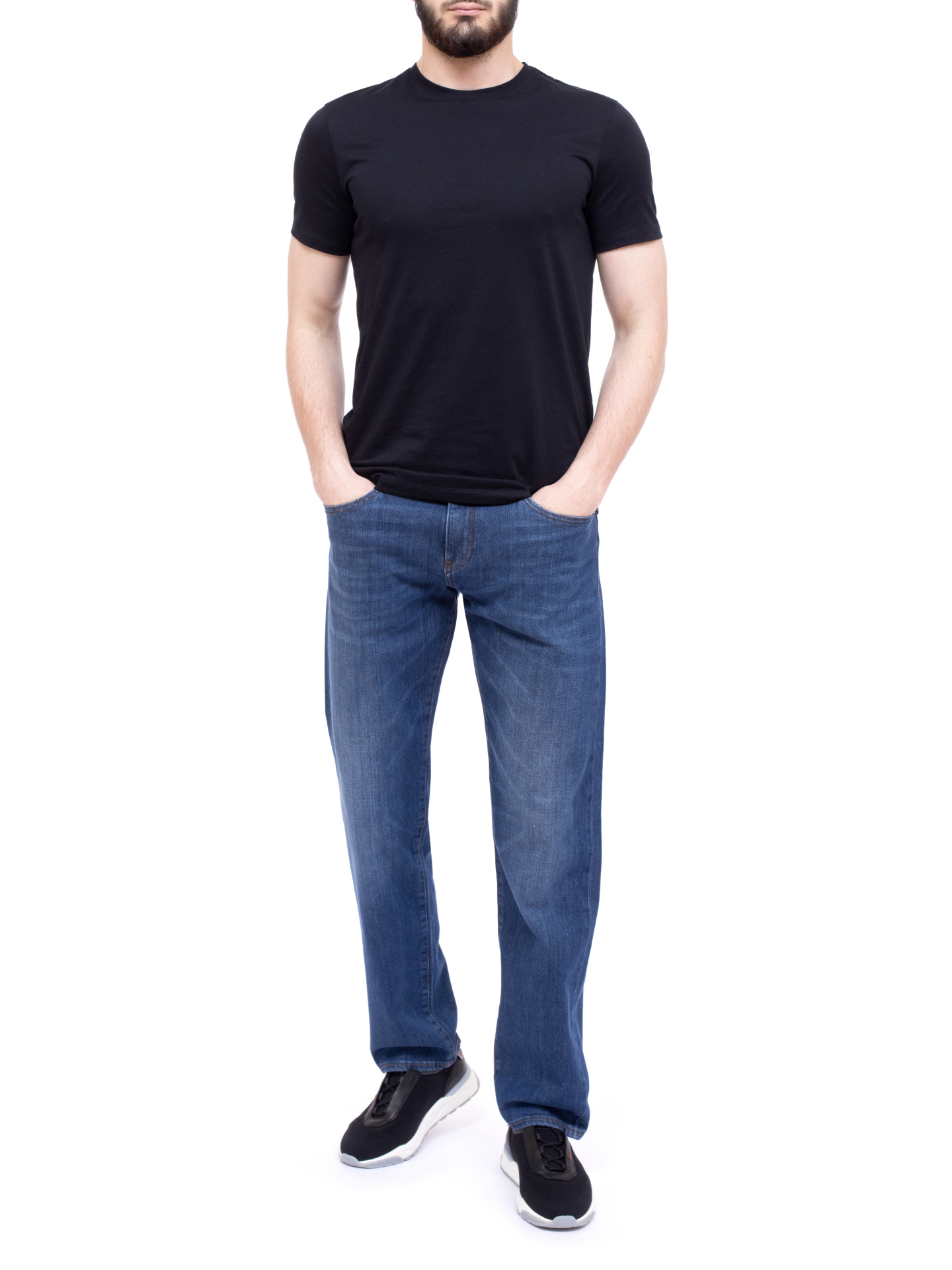 Футболка Armani Exchange 8NZT74 ZJA5Z 1200 черная мужская из хлопка — купить в интернет-магазине Verdistore