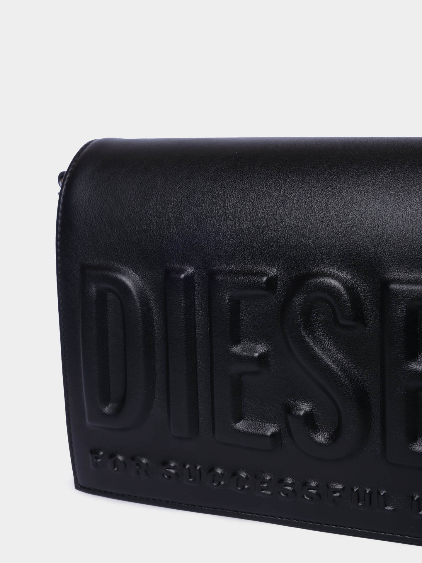 Сумка Diesel X10570P5184T8013 черная женская с крупным логотипом — купить в интернет-магазине Verdistore