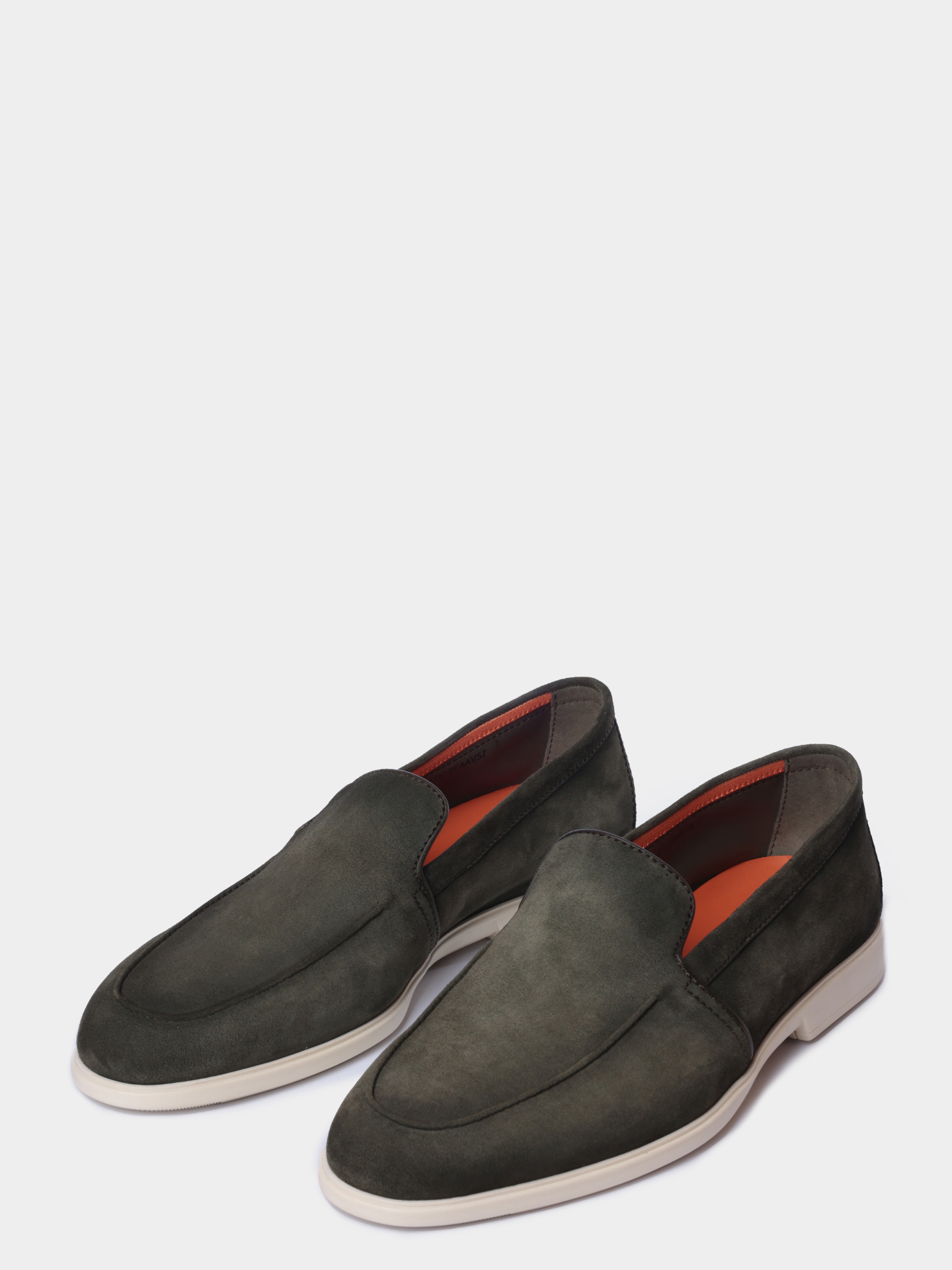 Лоферы Santoni MGAG18829TICSEAAV57 замшевые мужские — купить в интернет-магазине Verdistore