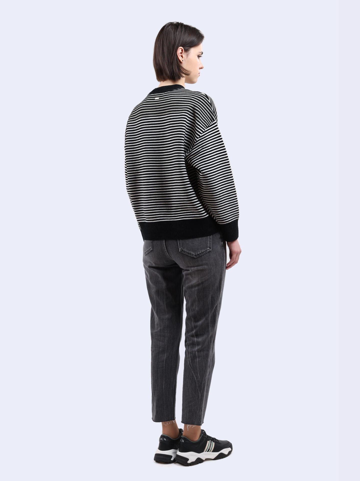 Джинсы Armani Exchange 6DYJ16 Y18OZ 0903 серые женские — купить в интернет-магазине Verdistore